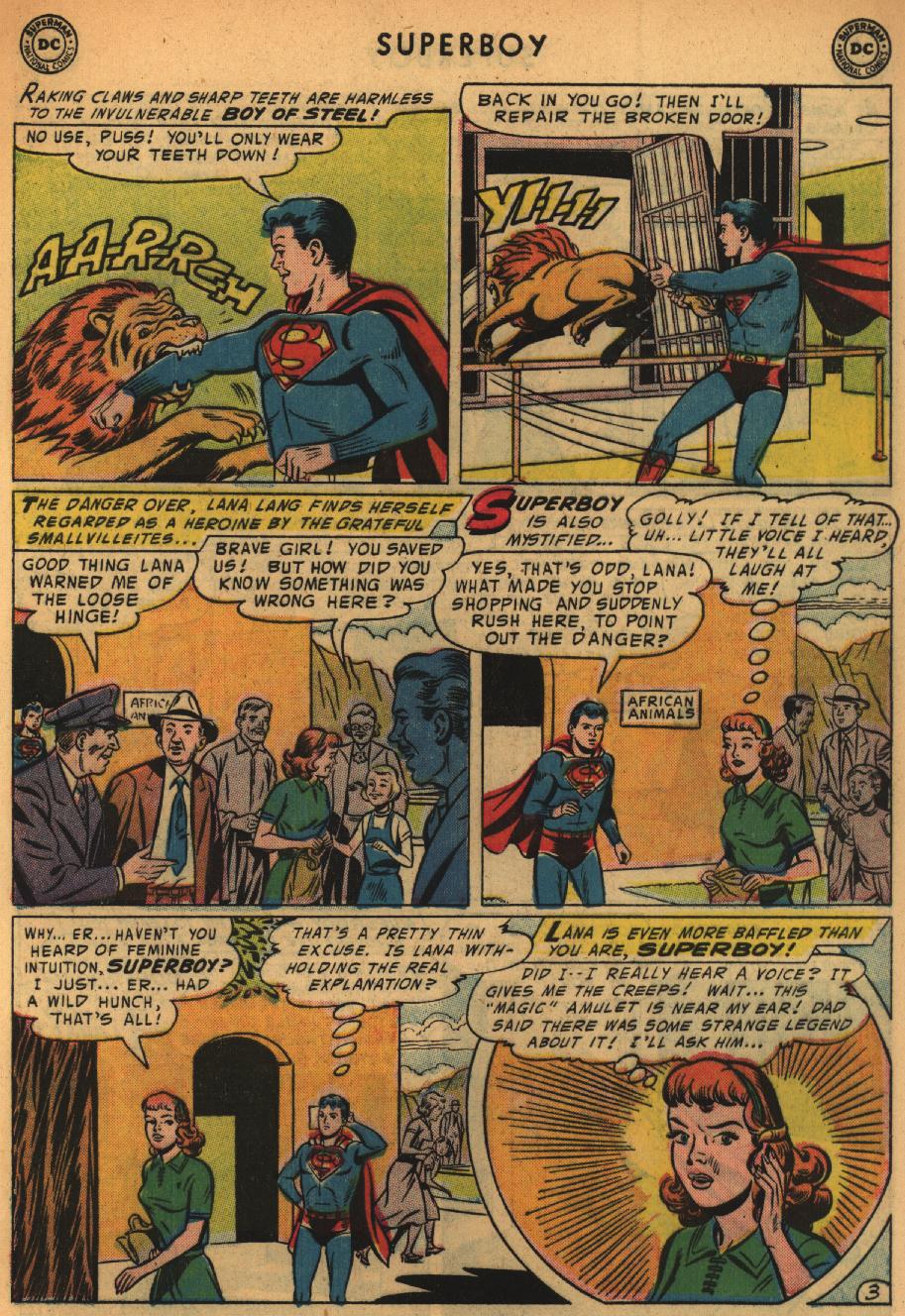 Read online Superboy (1949) comic -  Issue #52 - 4