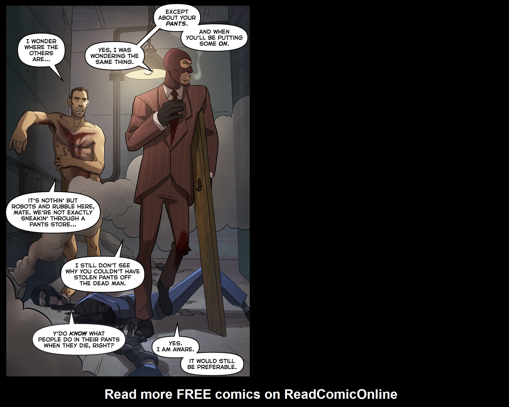Read online Team Fortress 2 comic -  Issue #6 - 151