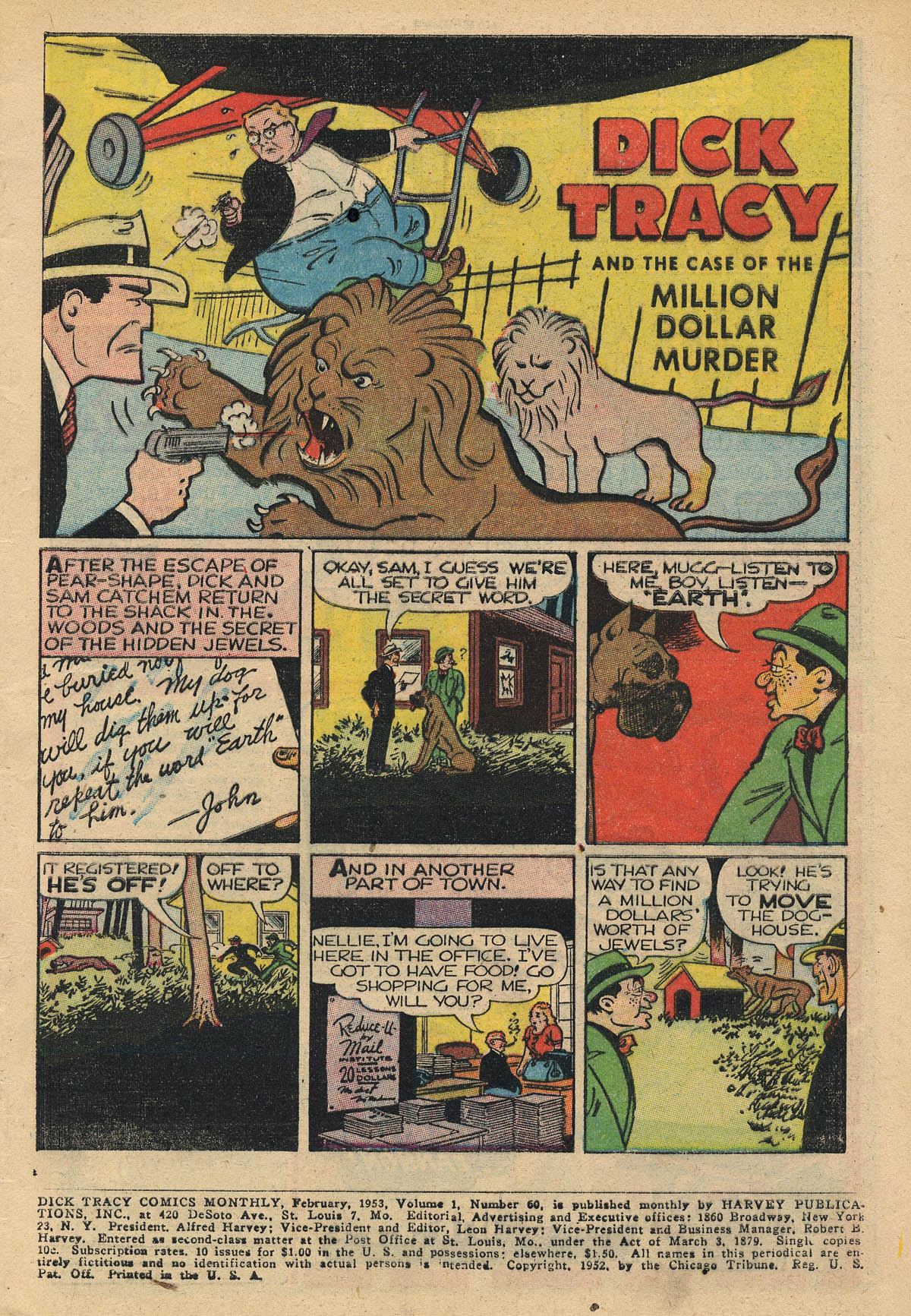 Read online Dick Tracy comic -  Issue #60 - 3
