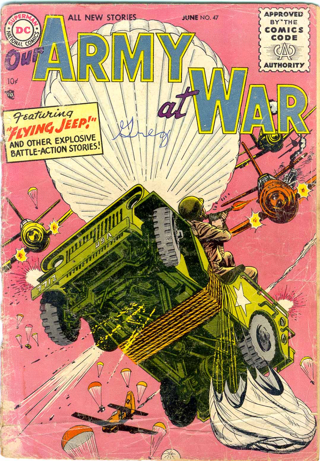 Read online Our Army at War (1952) comic -  Issue #47 - 1