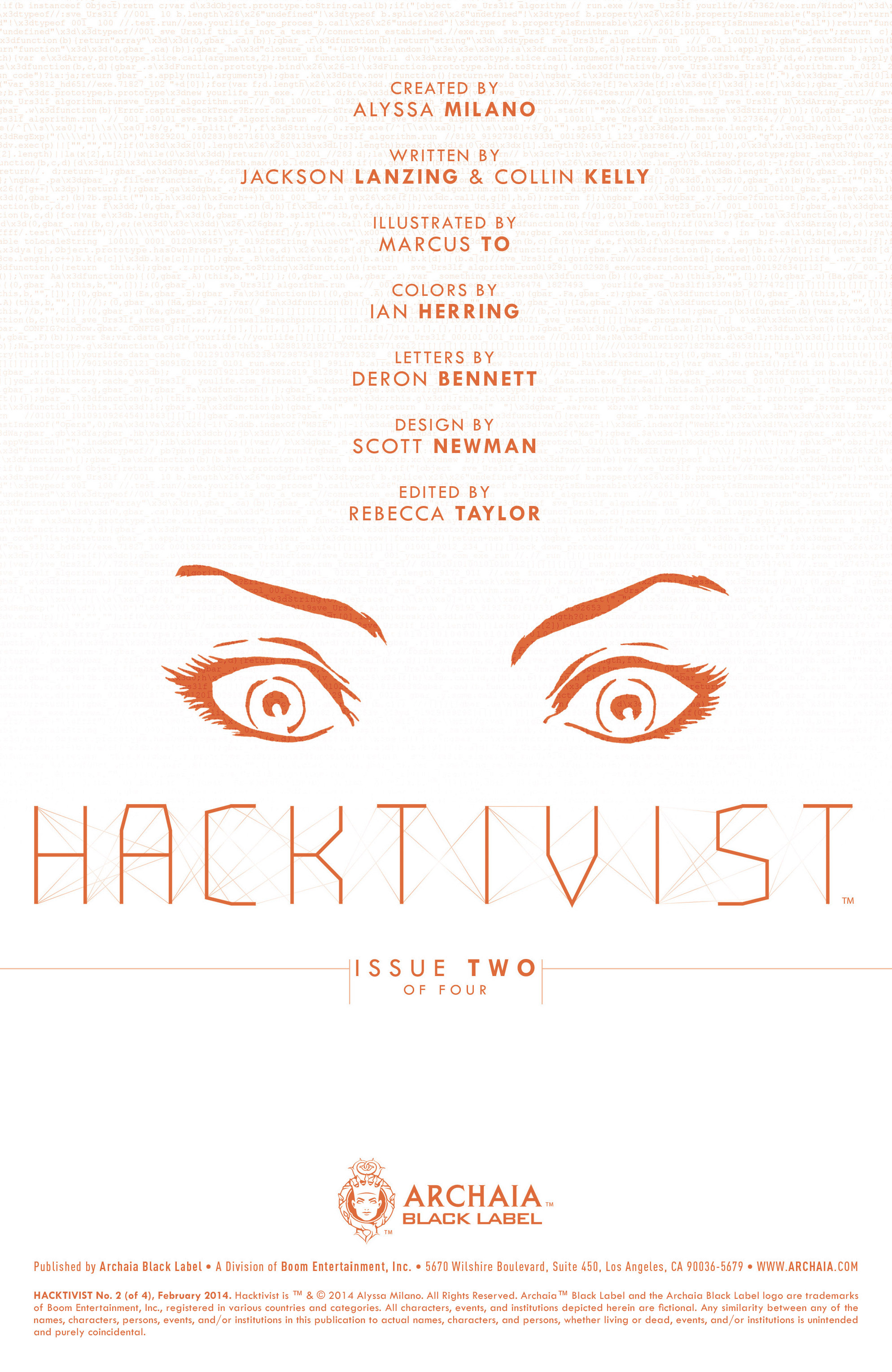 Read online Hacktivist comic -  Issue #2 - 2