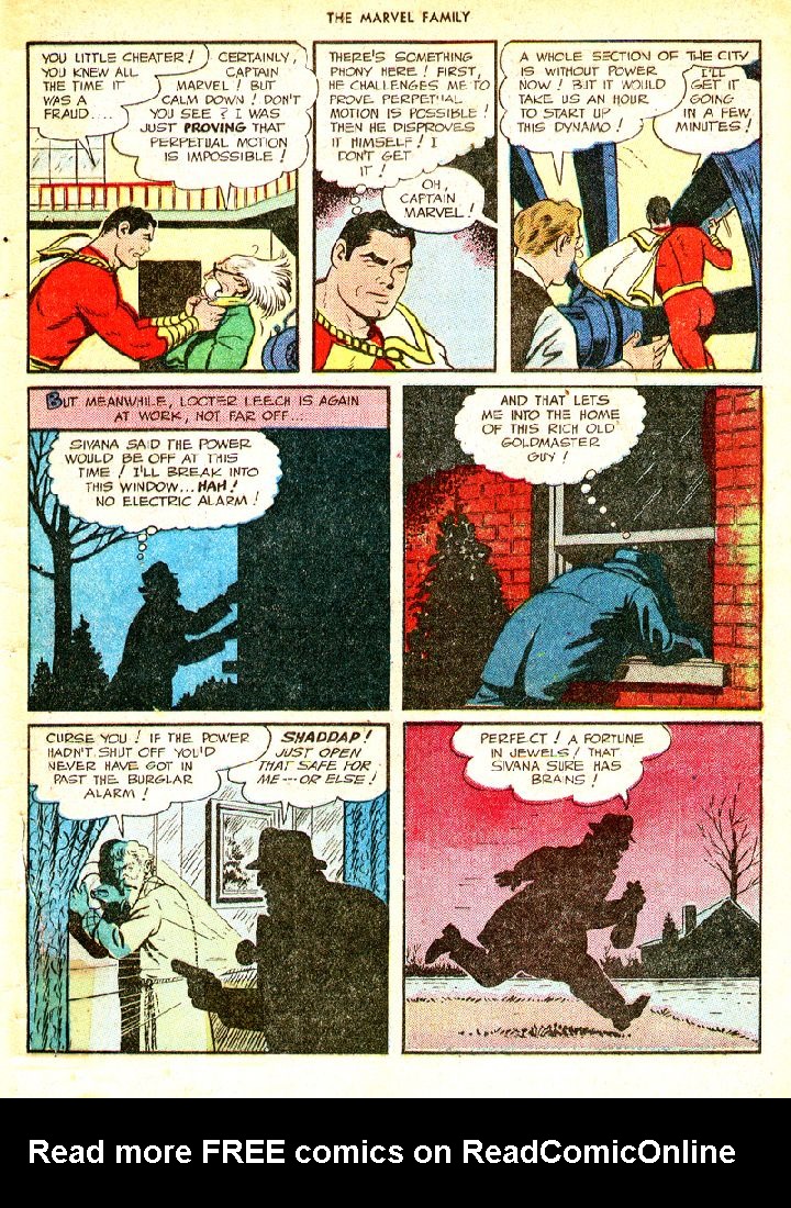 Read online The Marvel Family comic -  Issue #21 - 45