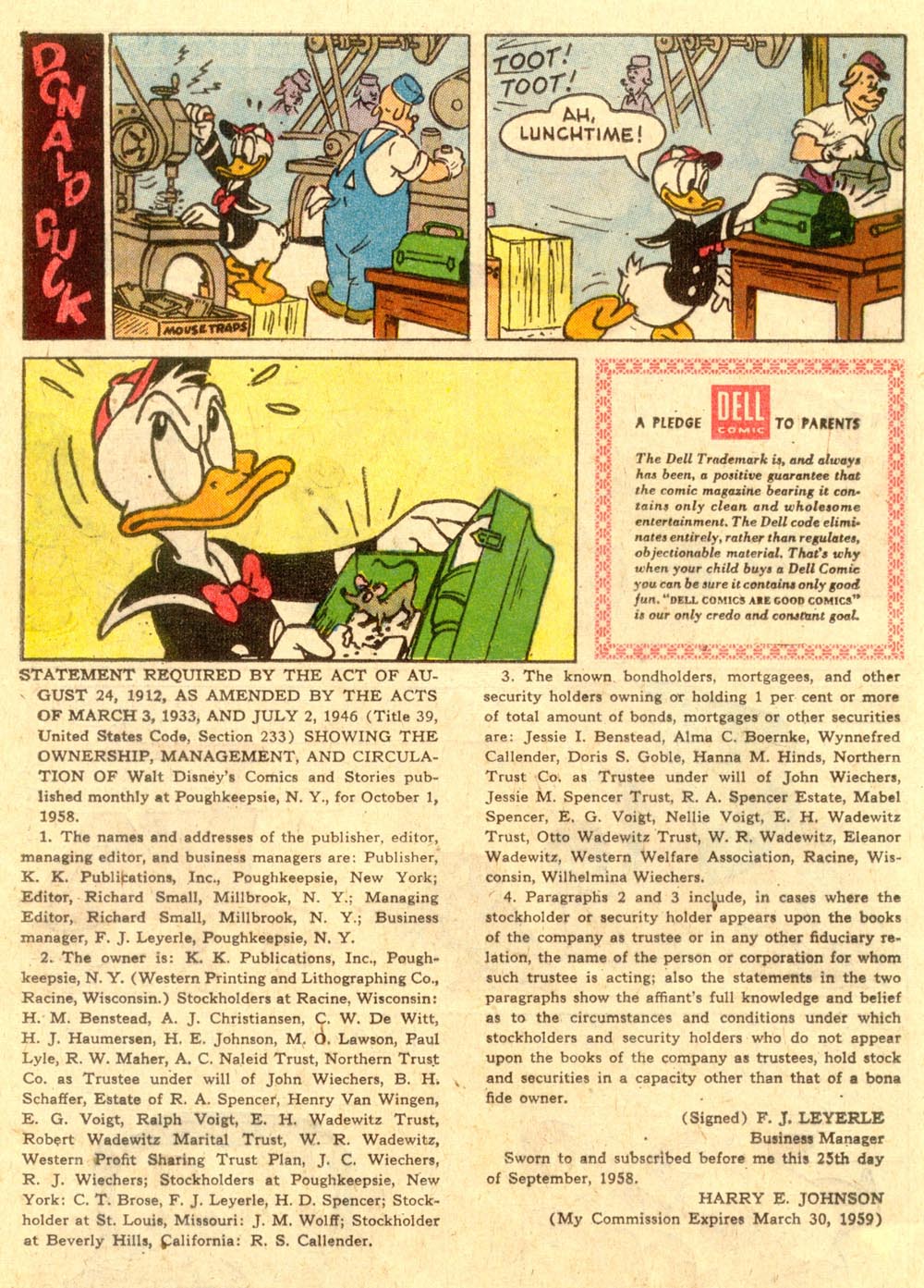 Read online Walt Disney's Comics and Stories comic -  Issue #220 - 23