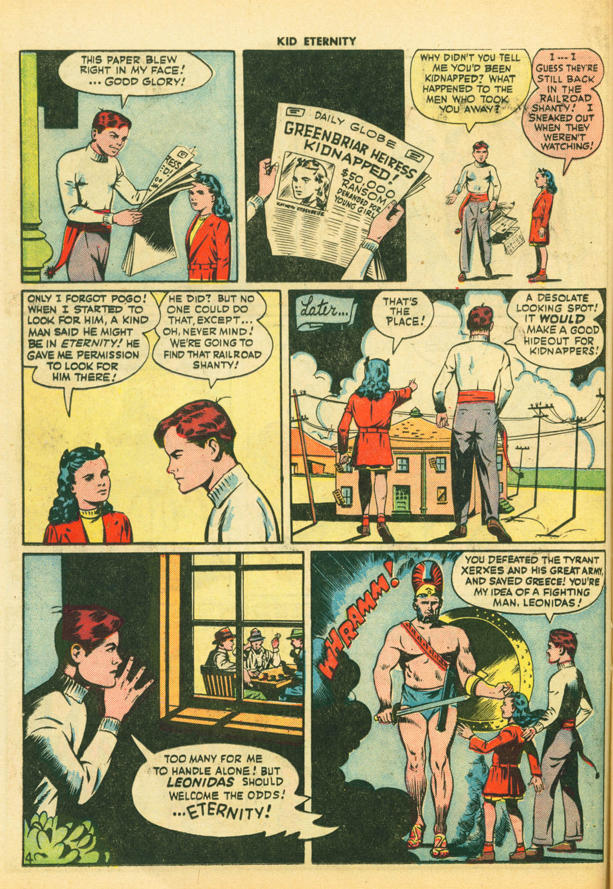 Read online Kid Eternity (1946) comic -  Issue #2 - 18