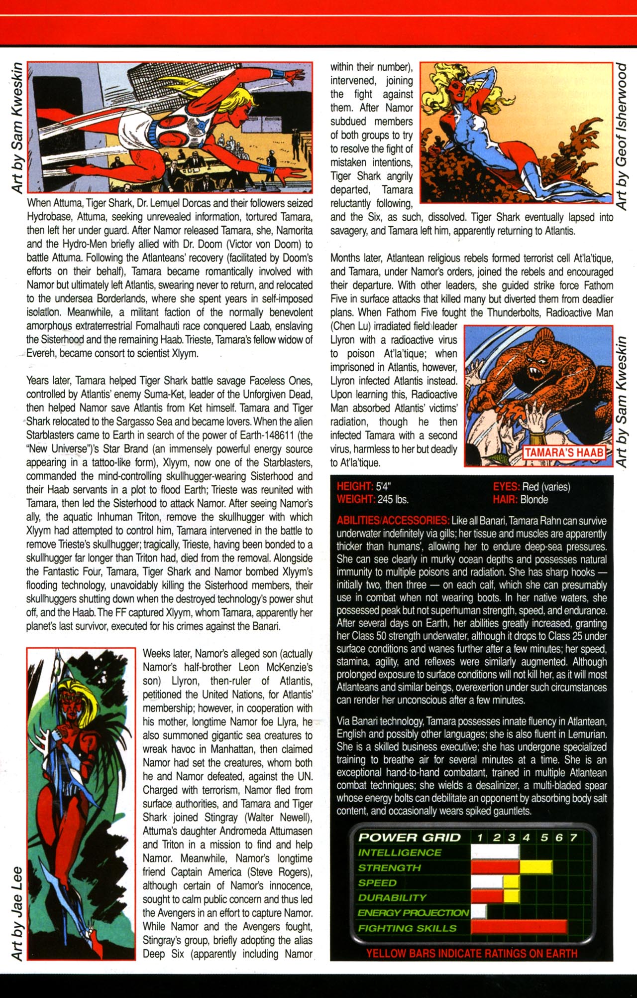 Read online Official Handbook of the Marvel Universe A To Z Update comic -  Issue #3 - 40