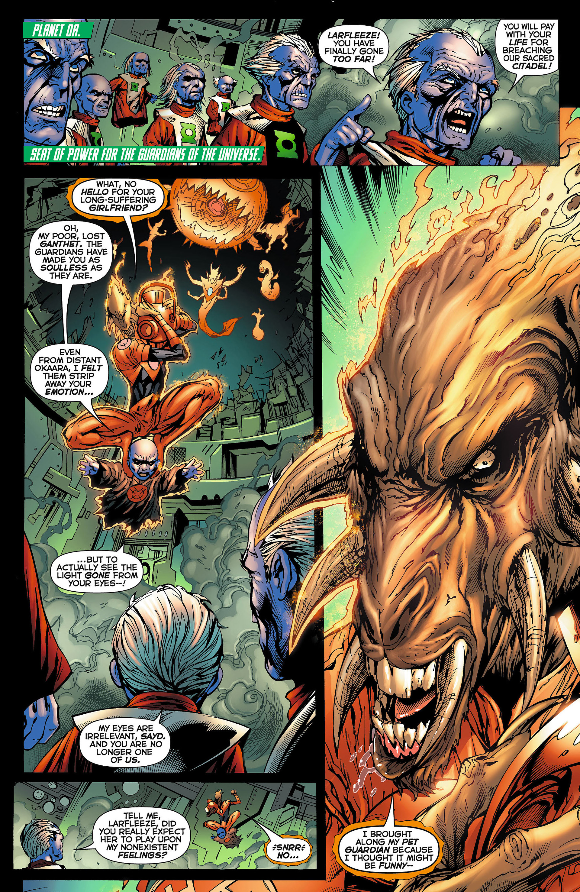 Read online Green Lantern: New Guardians comic -  Issue #4 - 2