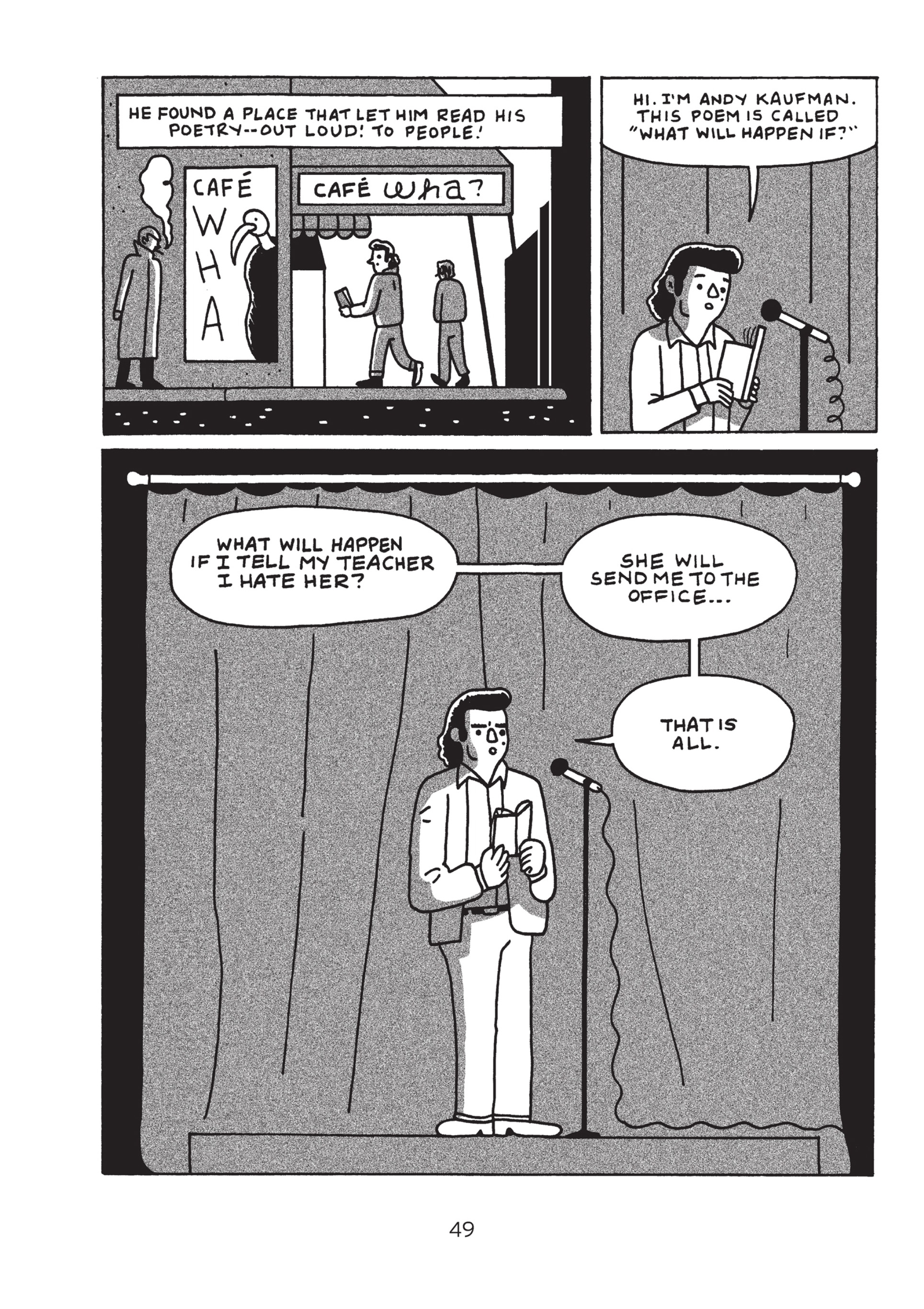 Read online Is This Guy For Real?: The Unbelievable Andy Kaufman comic -  Issue # TPB (Part 1) - 54