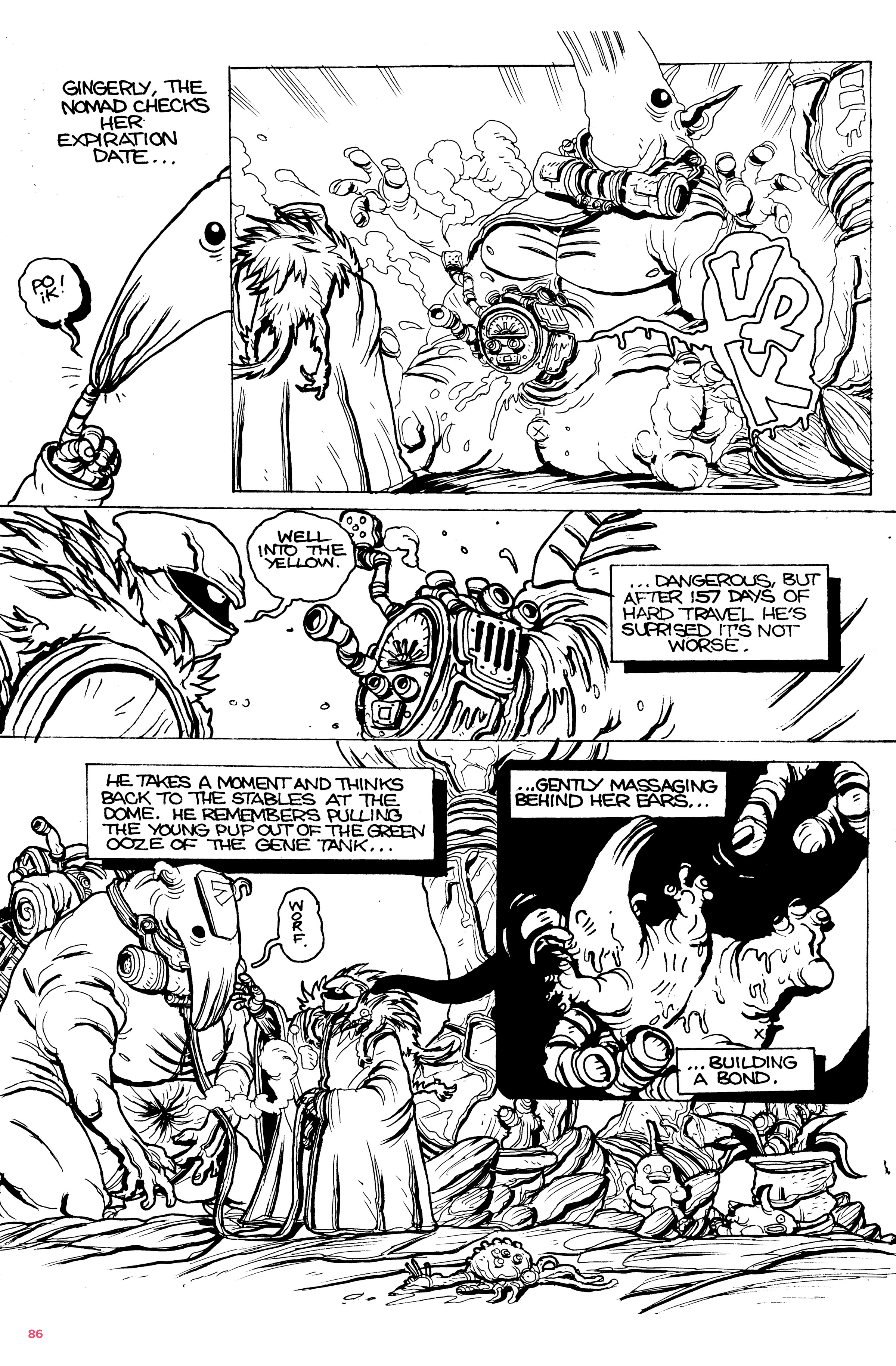 Read online Grunt: The Art and Unpublished Comics of James Stokoe comic -  Issue # TPB (Part 1) - 74