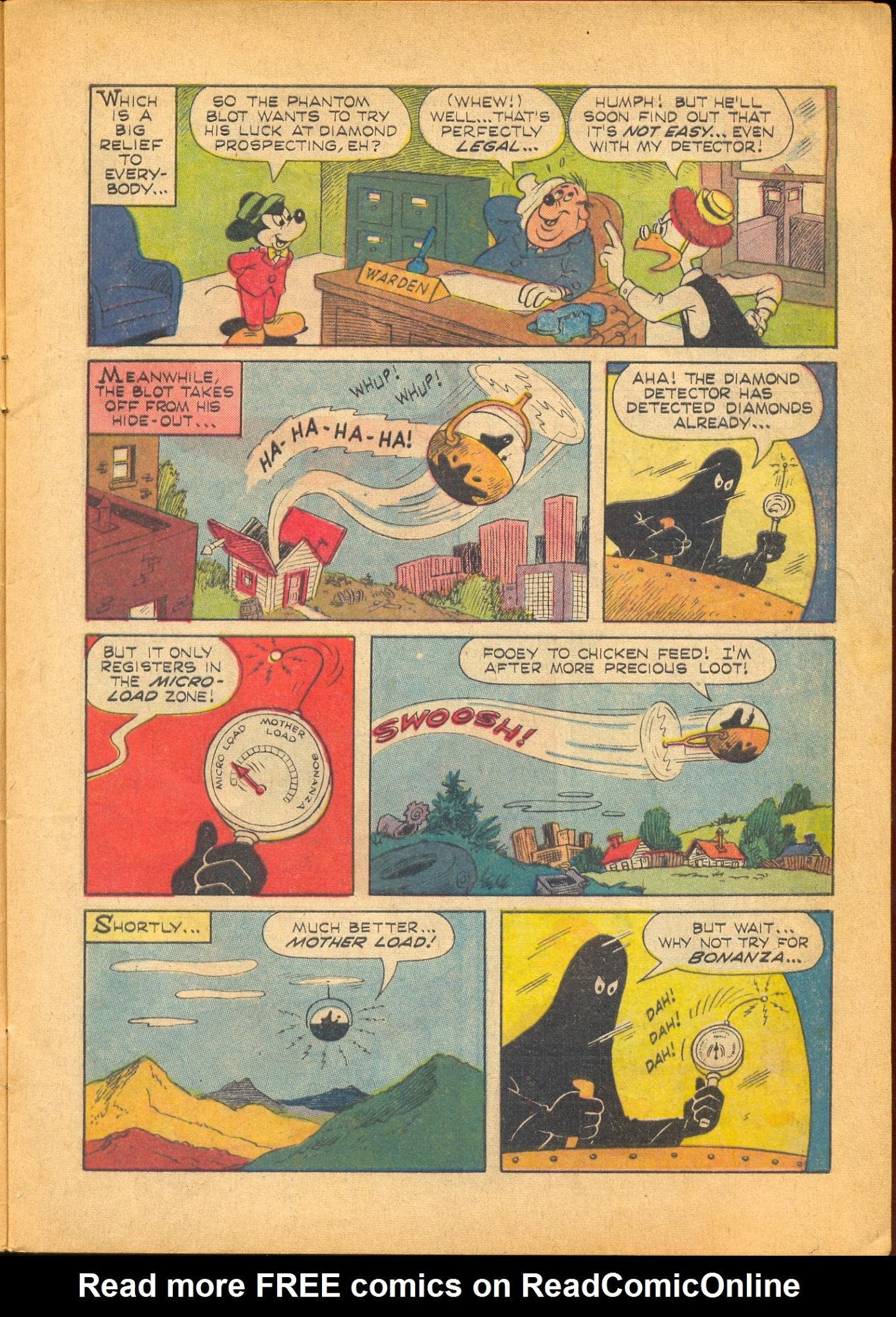 Read online Walt Disney's The Phantom Blot comic -  Issue #7 - 9