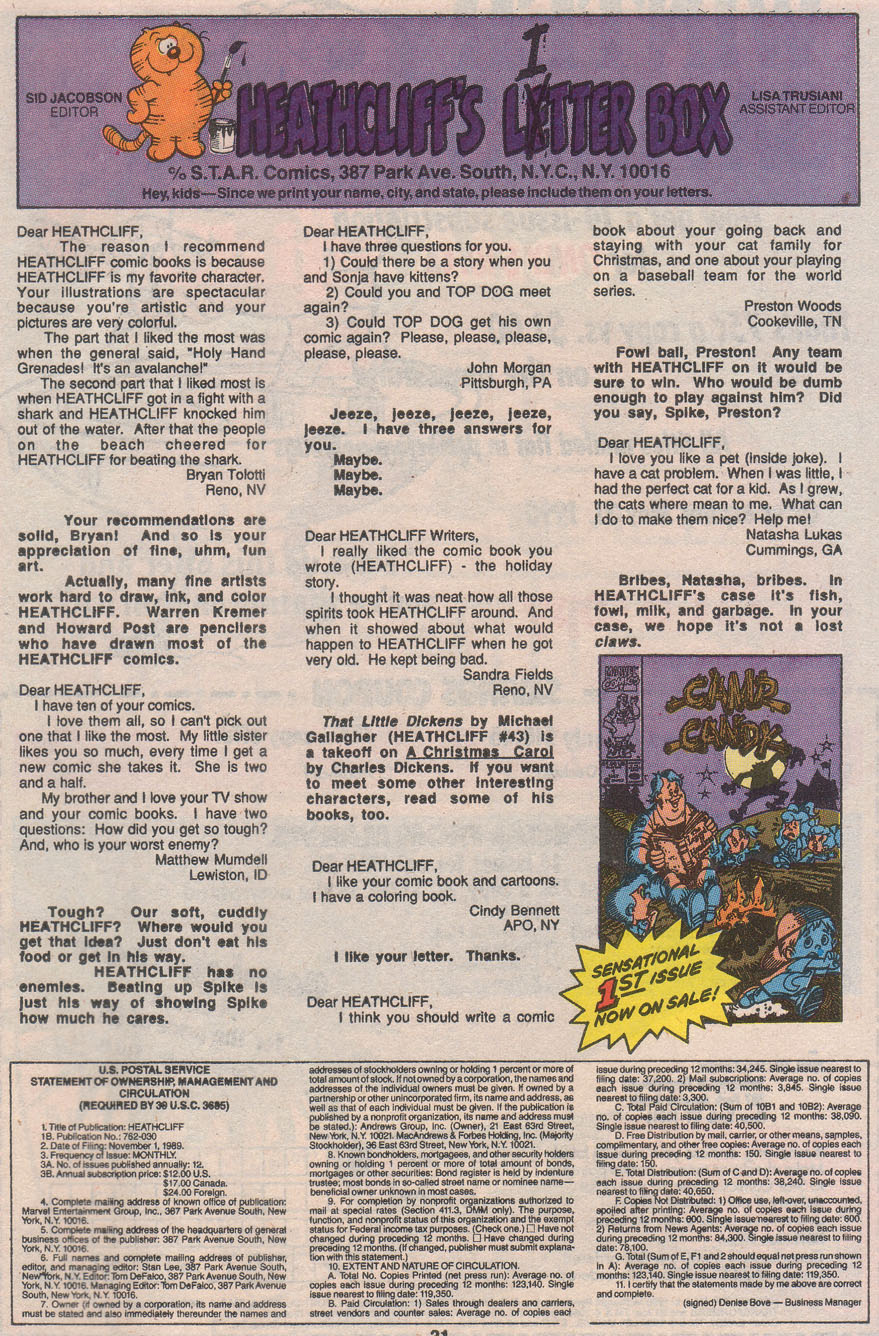 Read online Heathcliff comic -  Issue #47 - 33