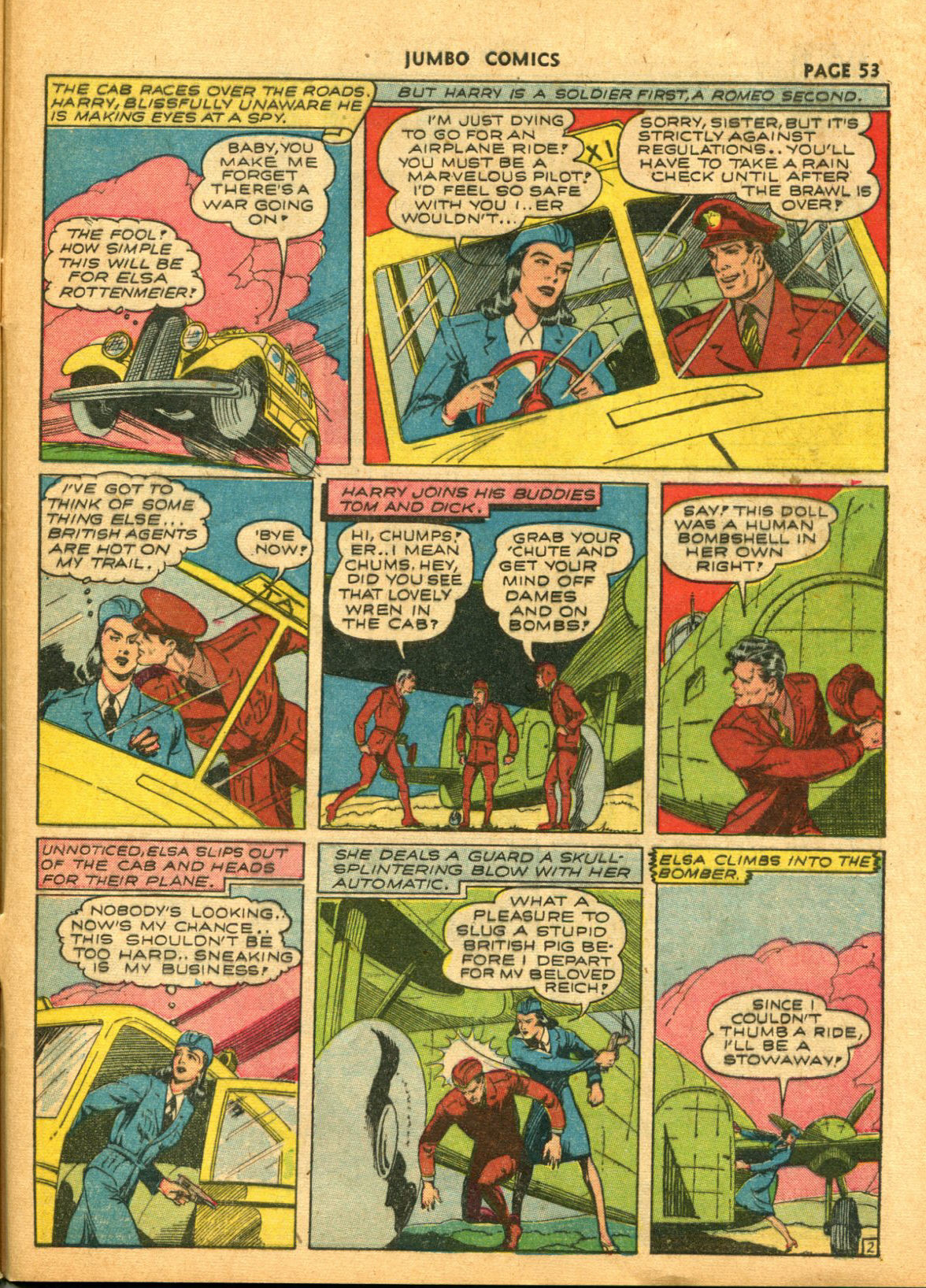 Read online Jumbo Comics comic -  Issue #34 - 56