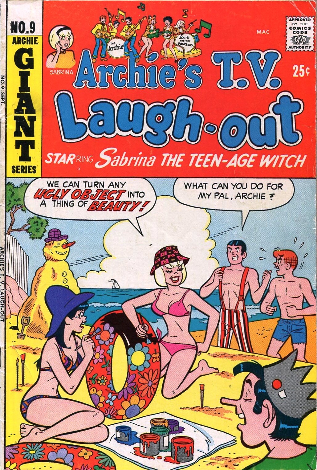 Read online Archie's TV Laugh-Out comic -  Issue #9 - 1