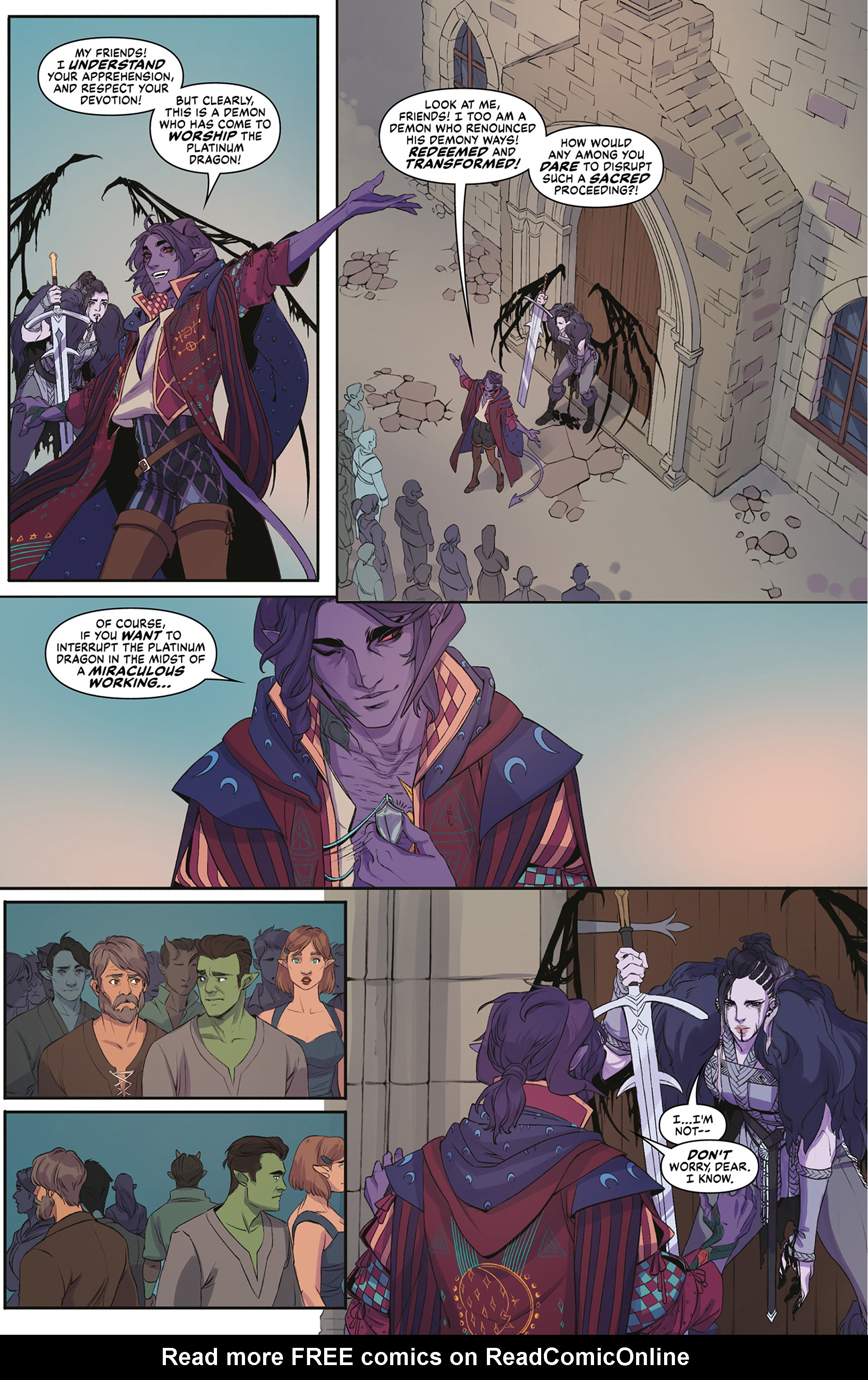 Read online Critical Role: The Mighty Nein Origins - Mollymauk Tealeaf comic -  Issue # Full - 36
