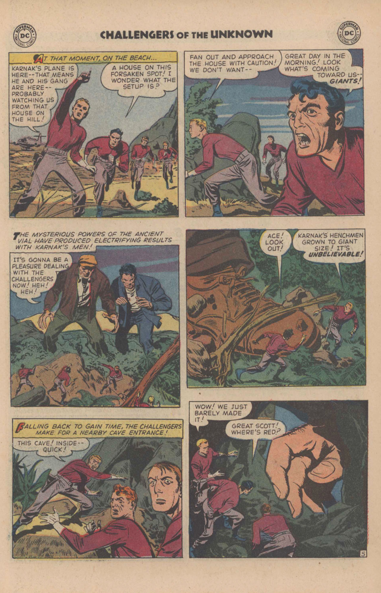 Challengers of the Unknown (1958) Issue #77 #77 - English 7