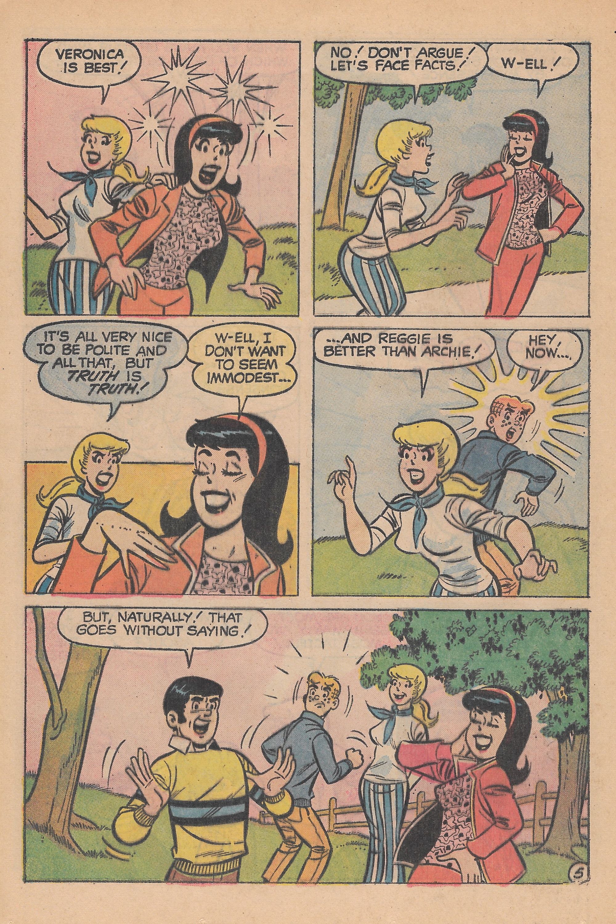 Read online Reggie and Me (1966) comic -  Issue #65 - 24