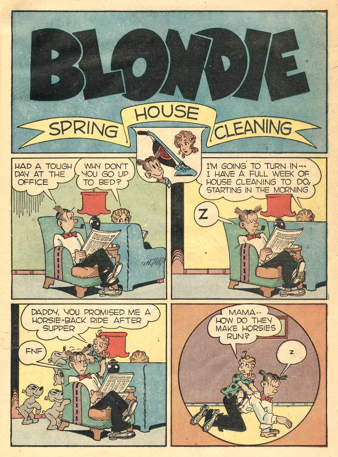 Read online Blondie Comics (1947) comic -  Issue #1 - 19