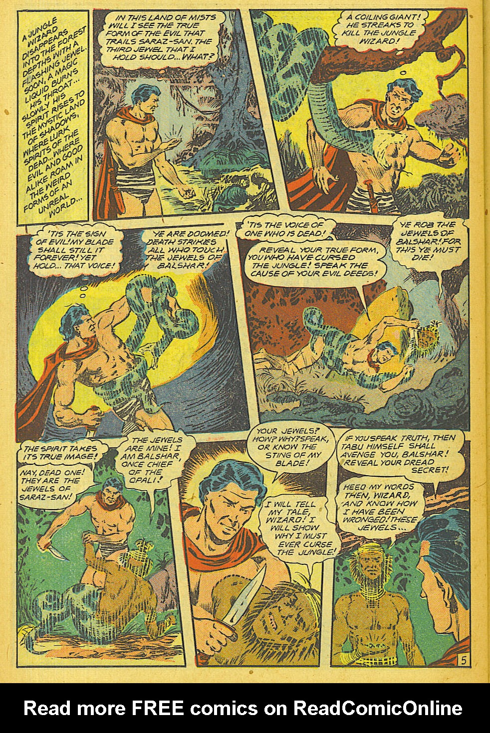 Read online Jungle Comics comic -  Issue #110 - 40