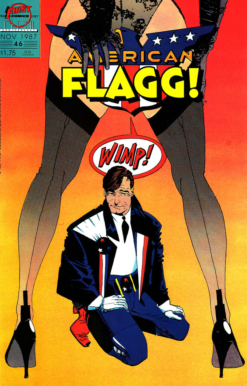 Read online American Flagg! comic -  Issue #46 - 1