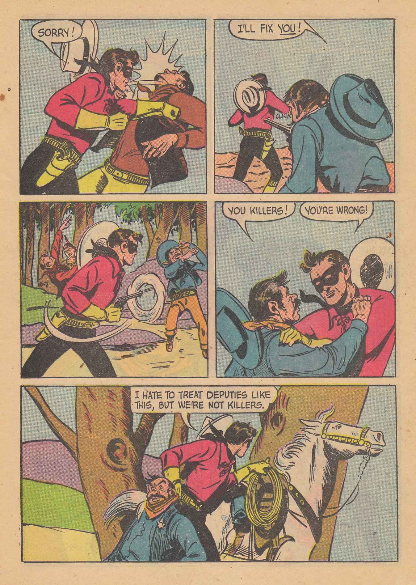 Read online The Lone Ranger (1948) comic -  Issue #20 - 21