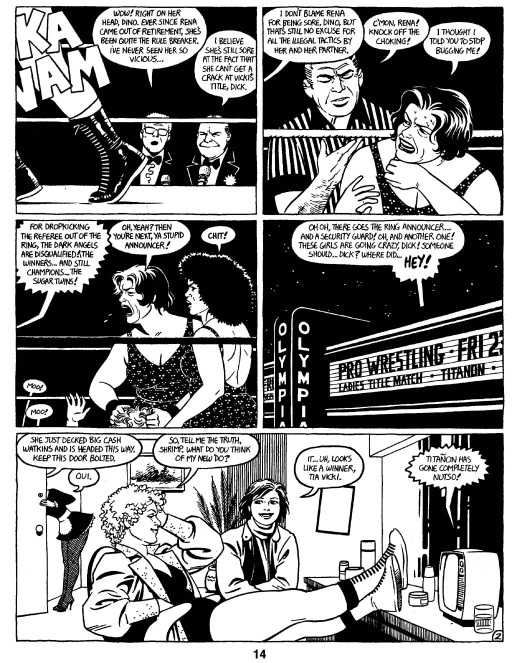 Read online Love and Rockets (1982) comic -  Issue #16 - 16