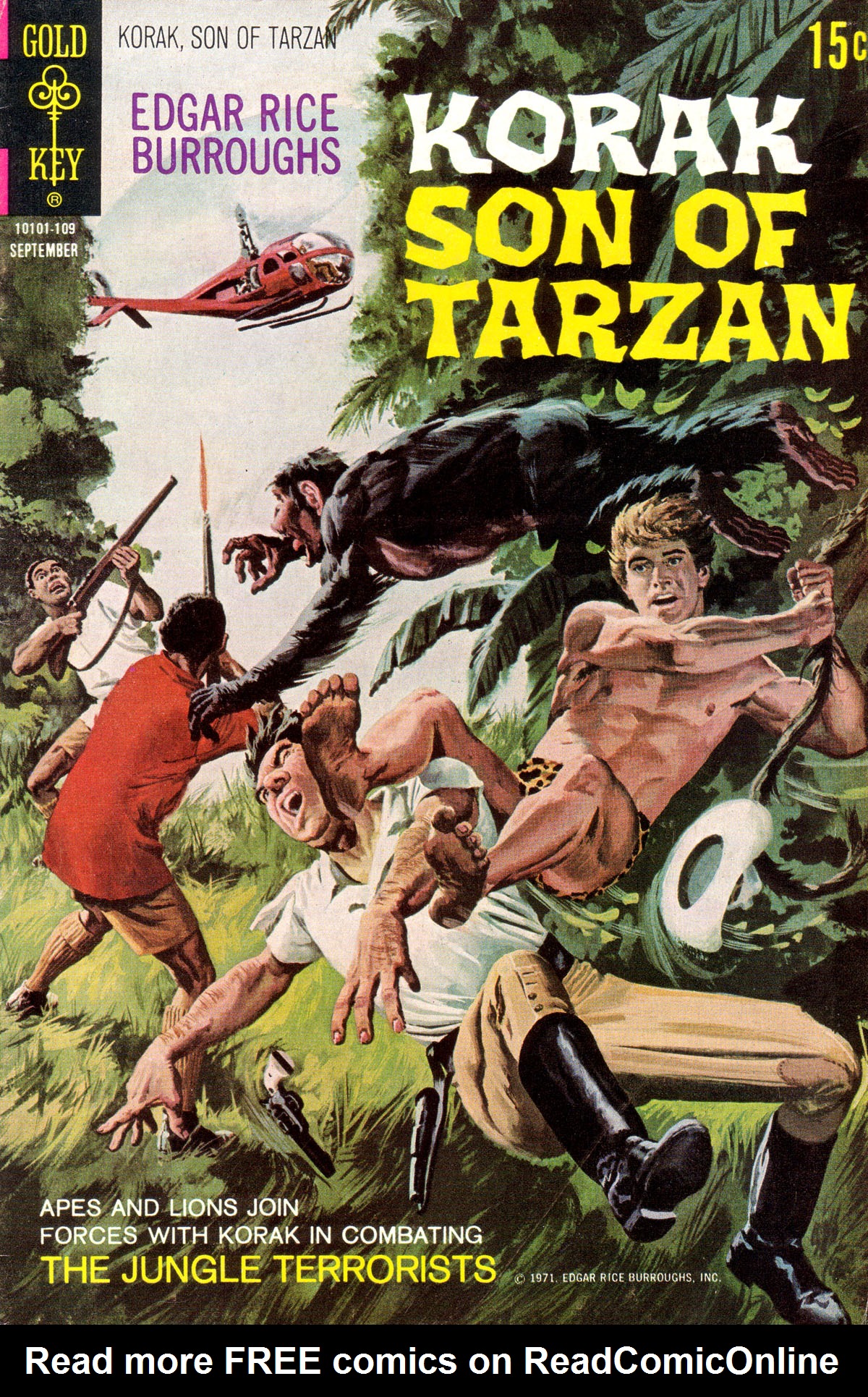 Read online Korak, Son of Tarzan (1964) comic -  Issue #43 - 1