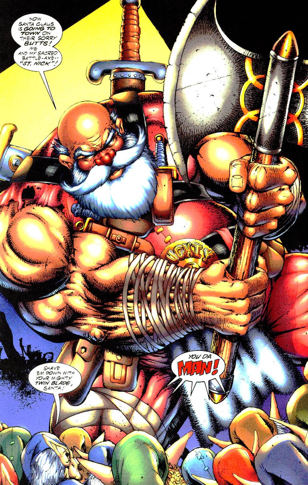 Read online Santa The Barbarian comic -  Issue # Full - 7