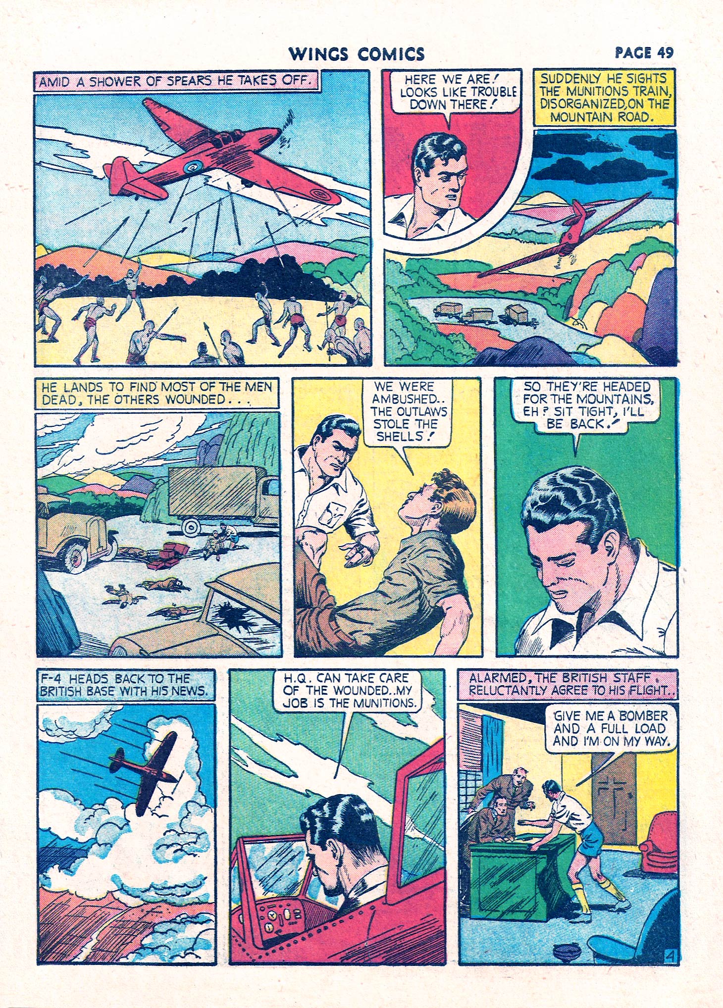 Read online Wings Comics comic -  Issue #9 - 51