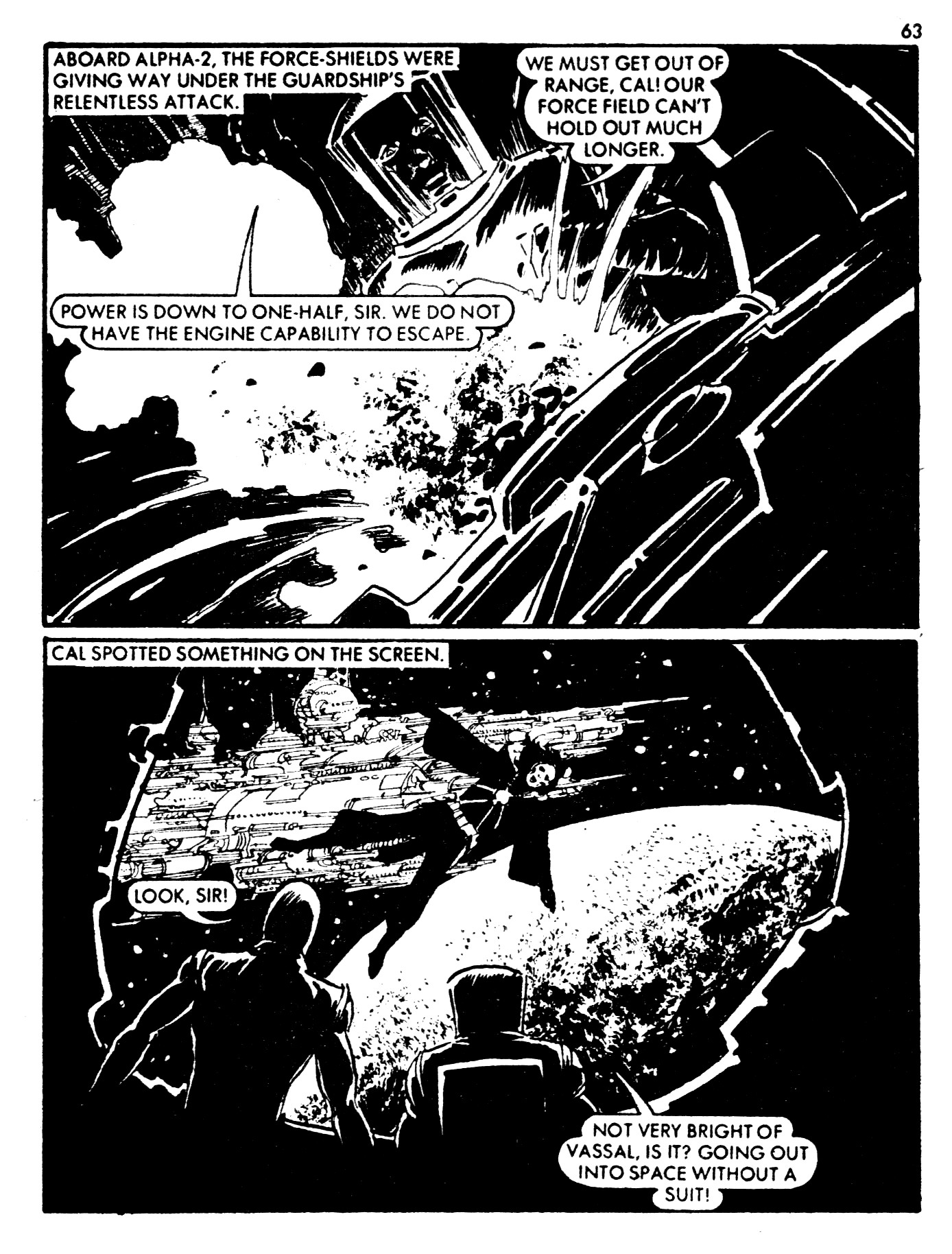 Read online Starblazer comic -  Issue #7 - 63