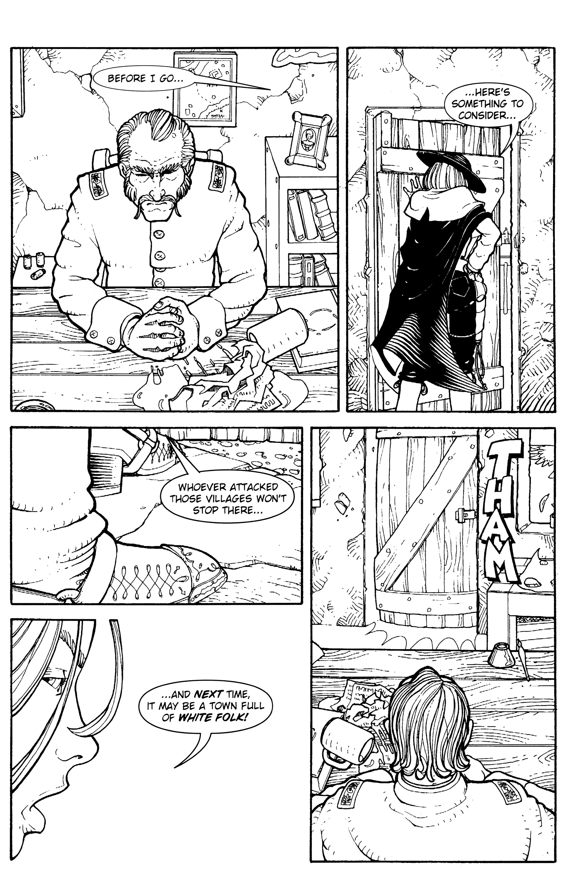Read online Warrior Nun: Black & White comic -  Issue #12 - 9