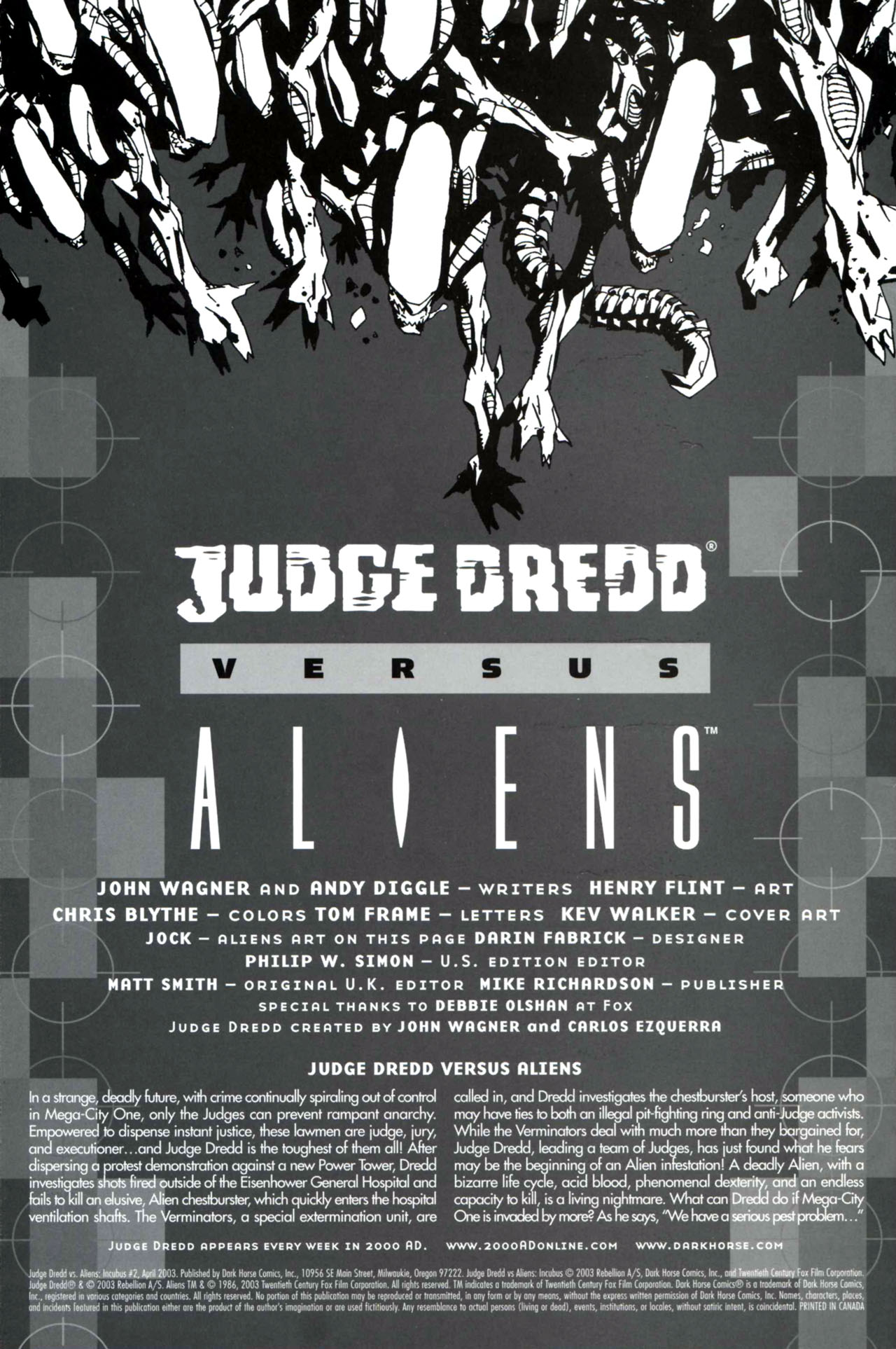 Read online Judge Dredd Vs. Aliens:  Incubus comic -  Issue #2 - 2