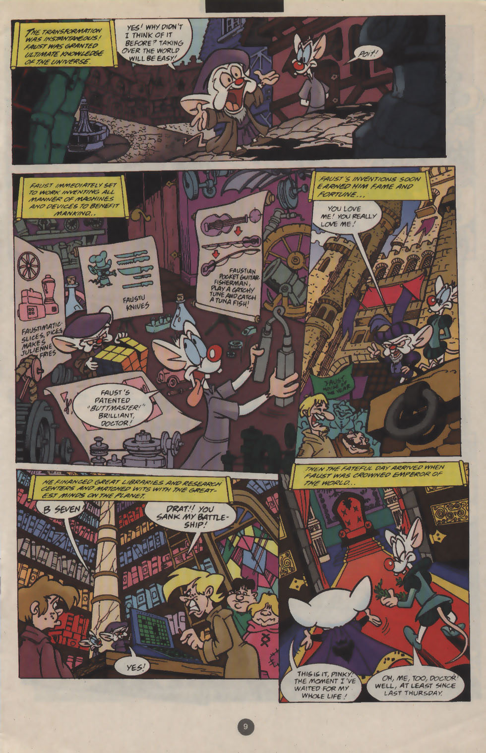 Read online Pinky and The Brain comic -  Issue #7 - 8