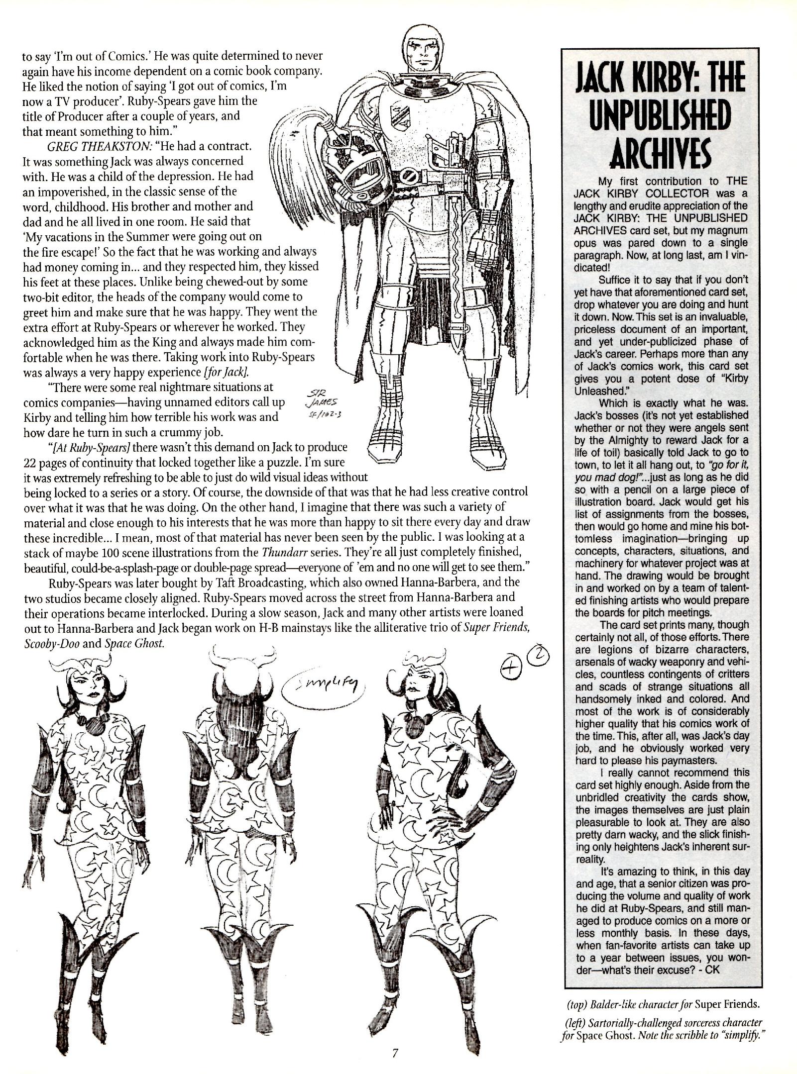 Read online The Jack Kirby Collector comic -  Issue #30 - 7