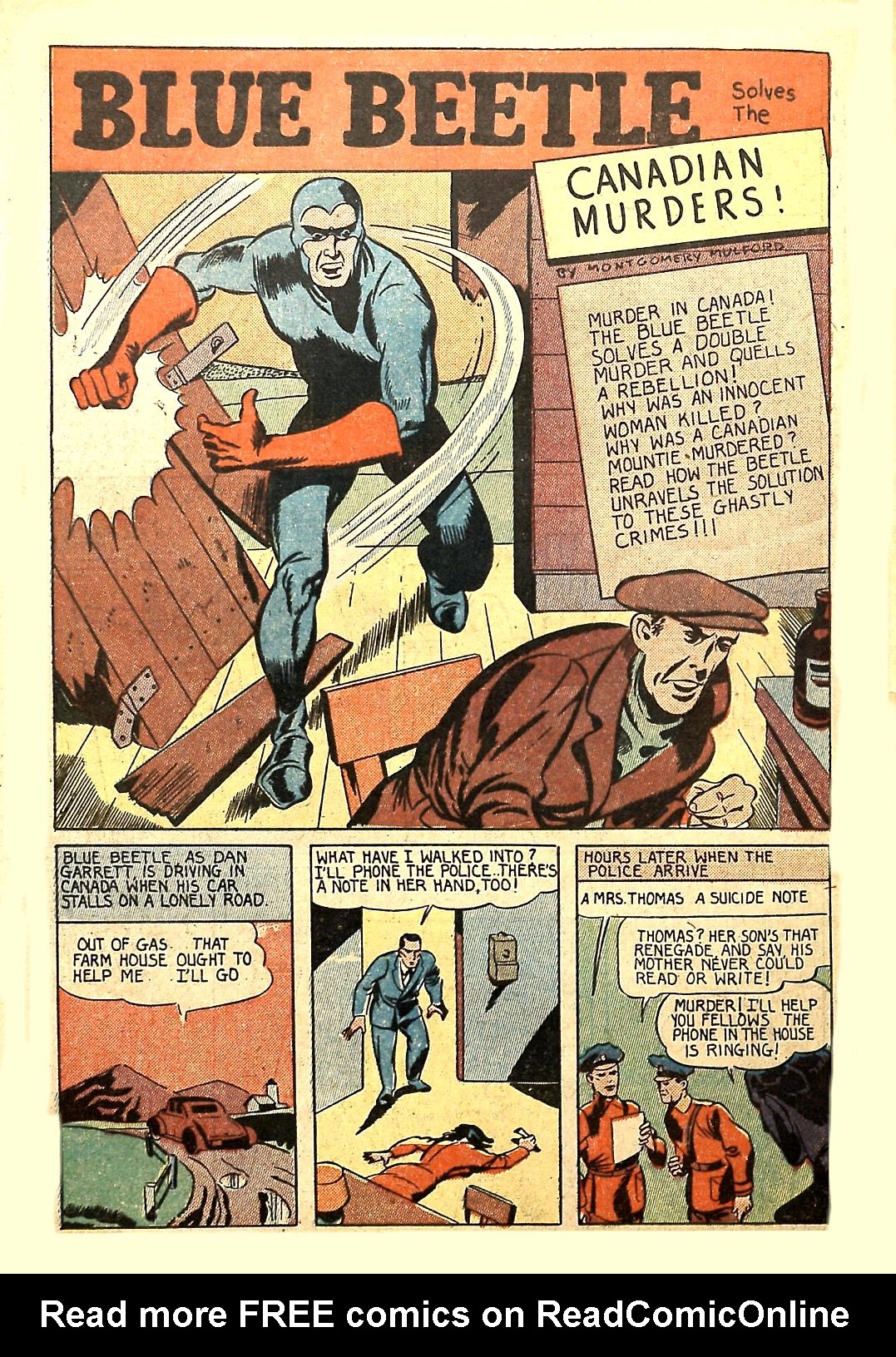 Read online The Blue Beetle comic -  Issue #28 - 52