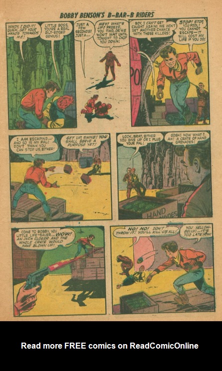 Read online Bobby Benson's B-Bar-B Riders comic -  Issue #10 - 7