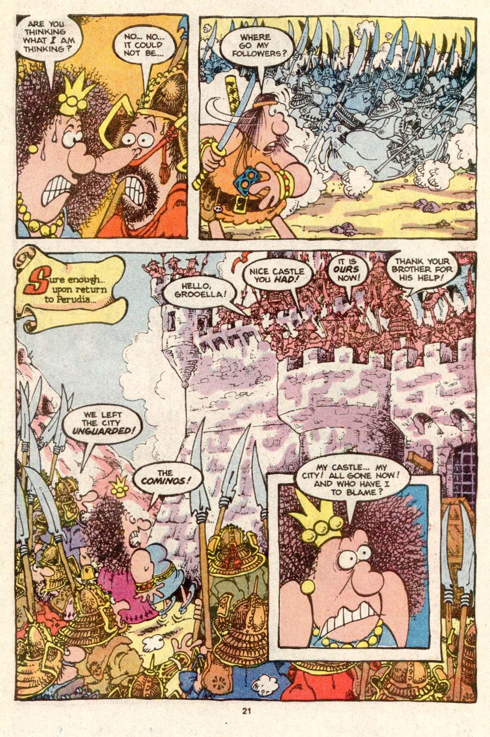 Read online Sergio Aragonés Groo the Wanderer comic -  Issue #18 - 22