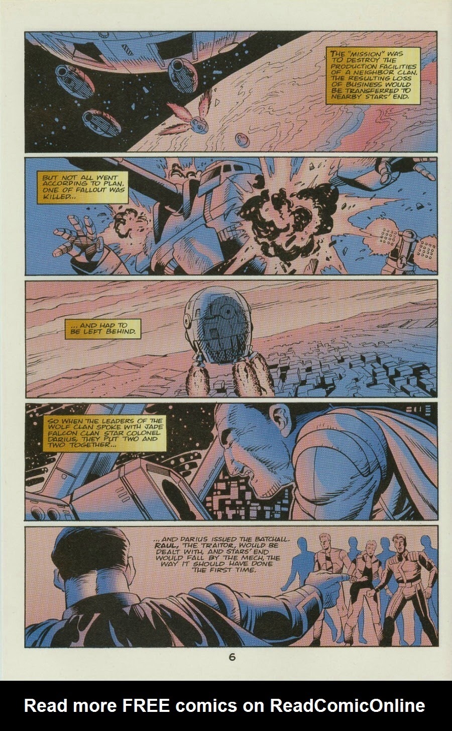 Read online Battletech: Fallout comic -  Issue #4 - 7