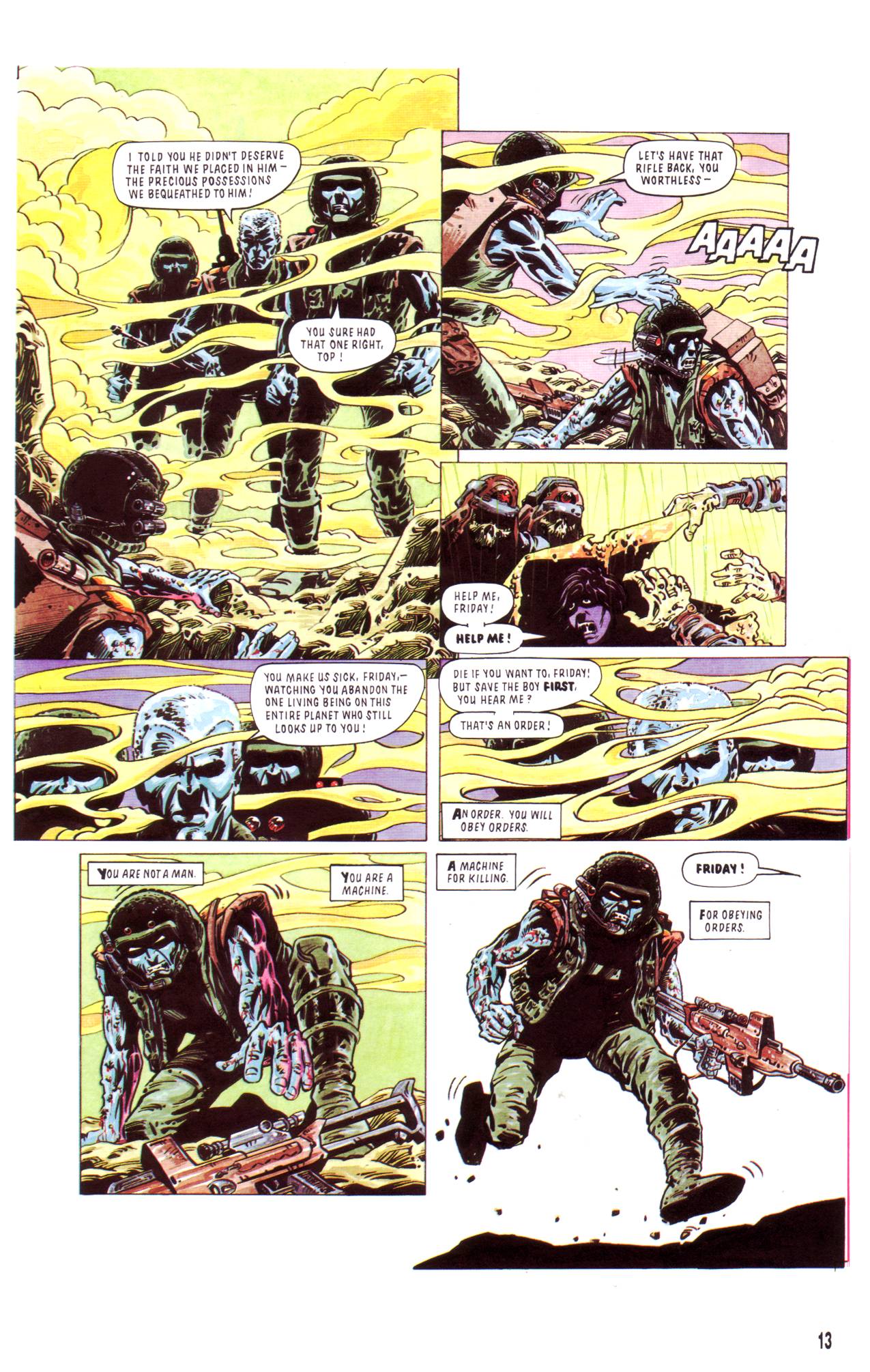 Read online Rogue Trooper:  The Final Warrior comic -  Issue #6 - 14