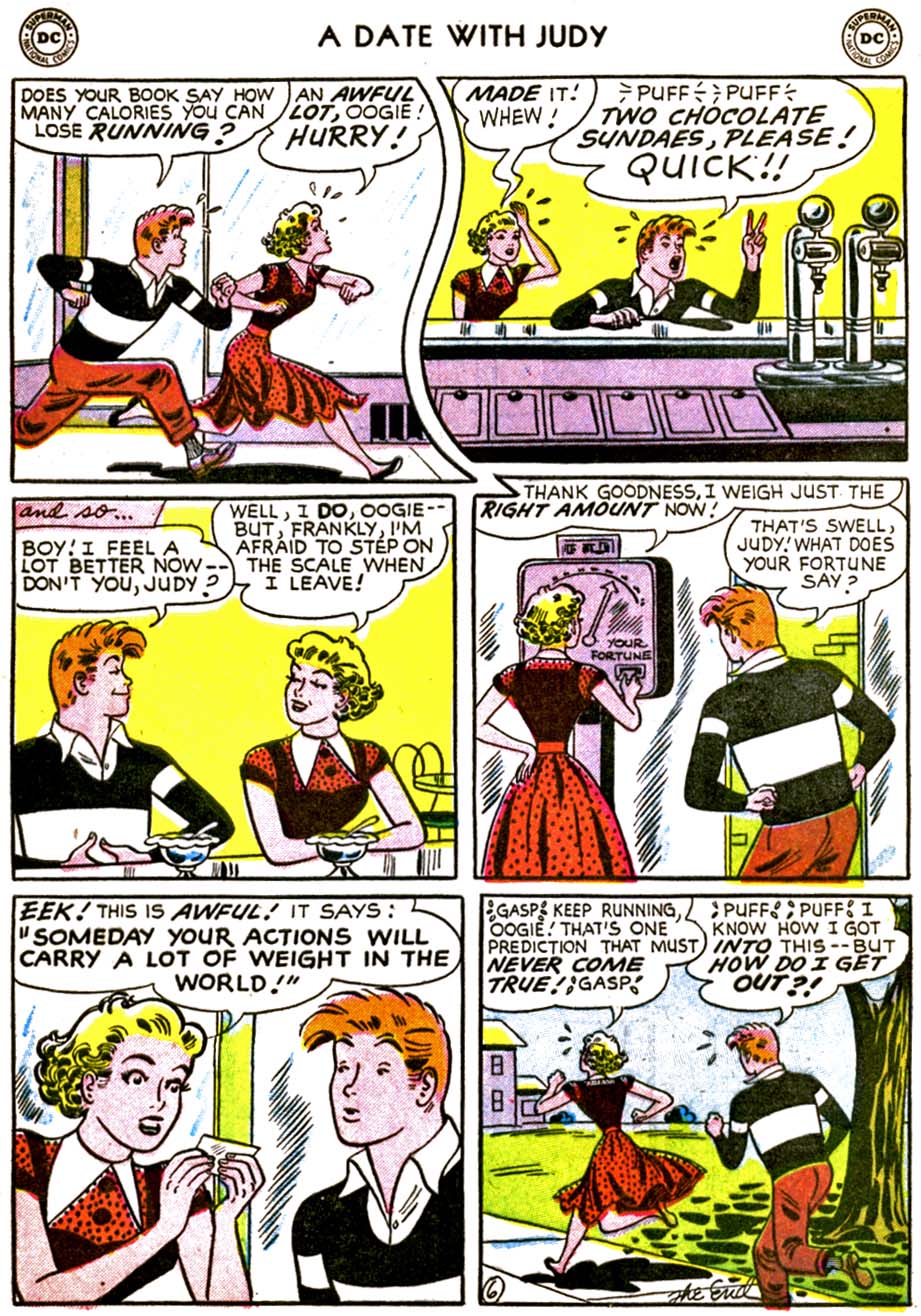 Read online A Date with Judy comic -  Issue #50 - 8