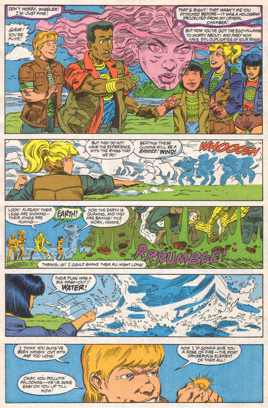 Read online Captain Planet and the Planeteers comic -  Issue #7 - 10