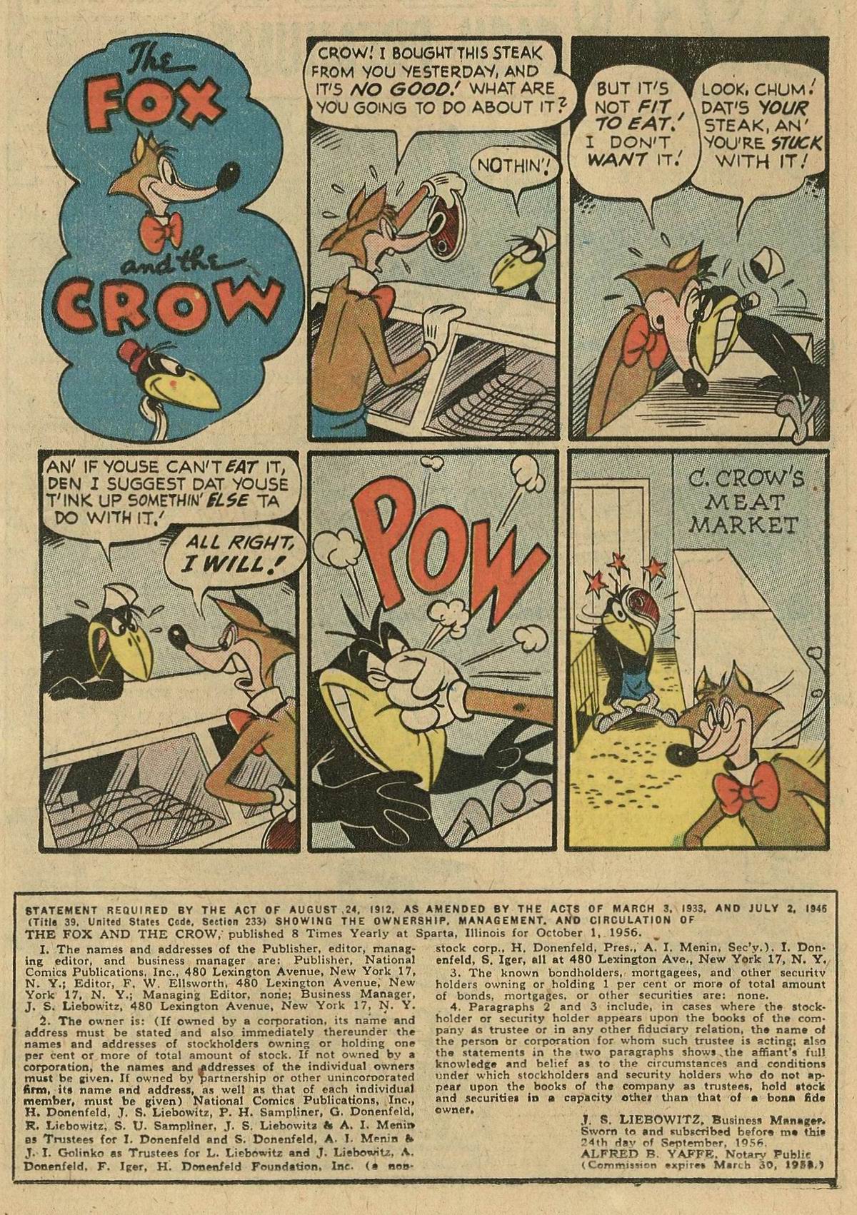 Read online The Fox and the Crow comic -  Issue #39 - 18
