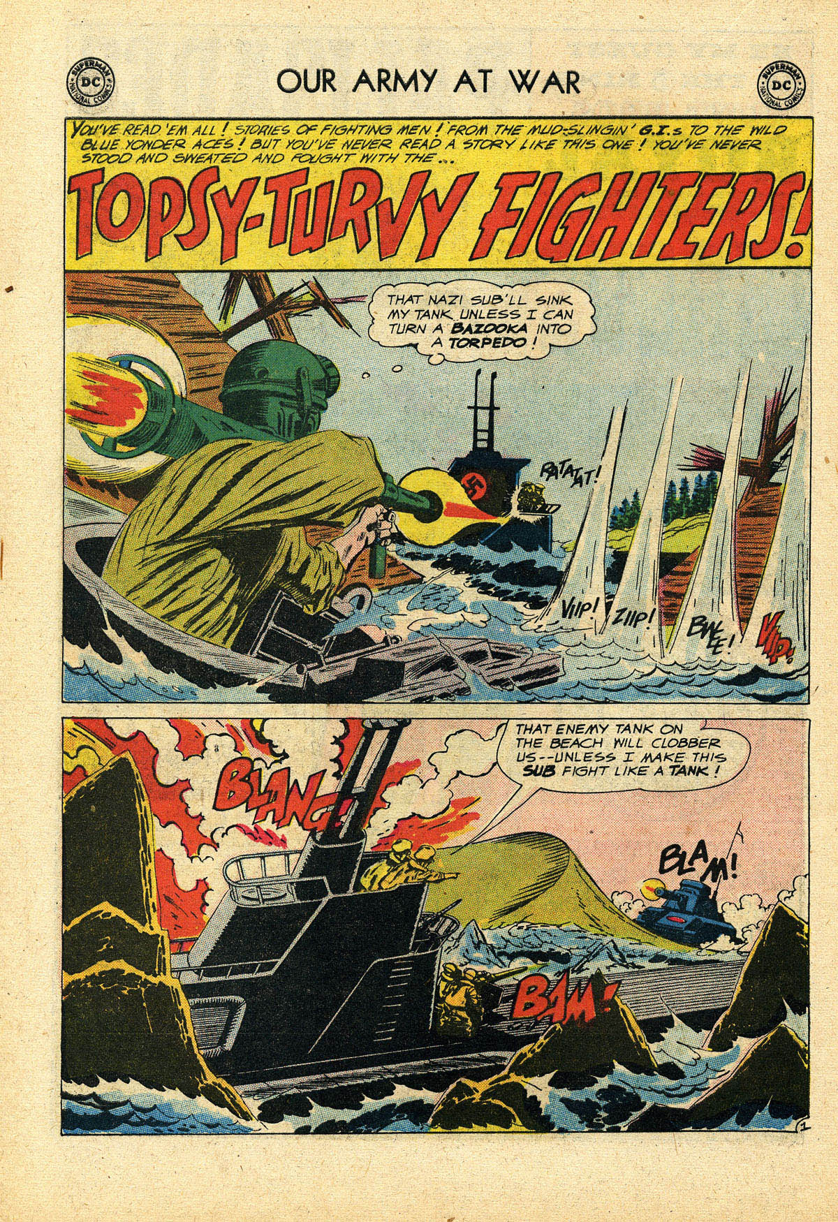 Read online Our Army at War (1952) comic -  Issue #95 - 20