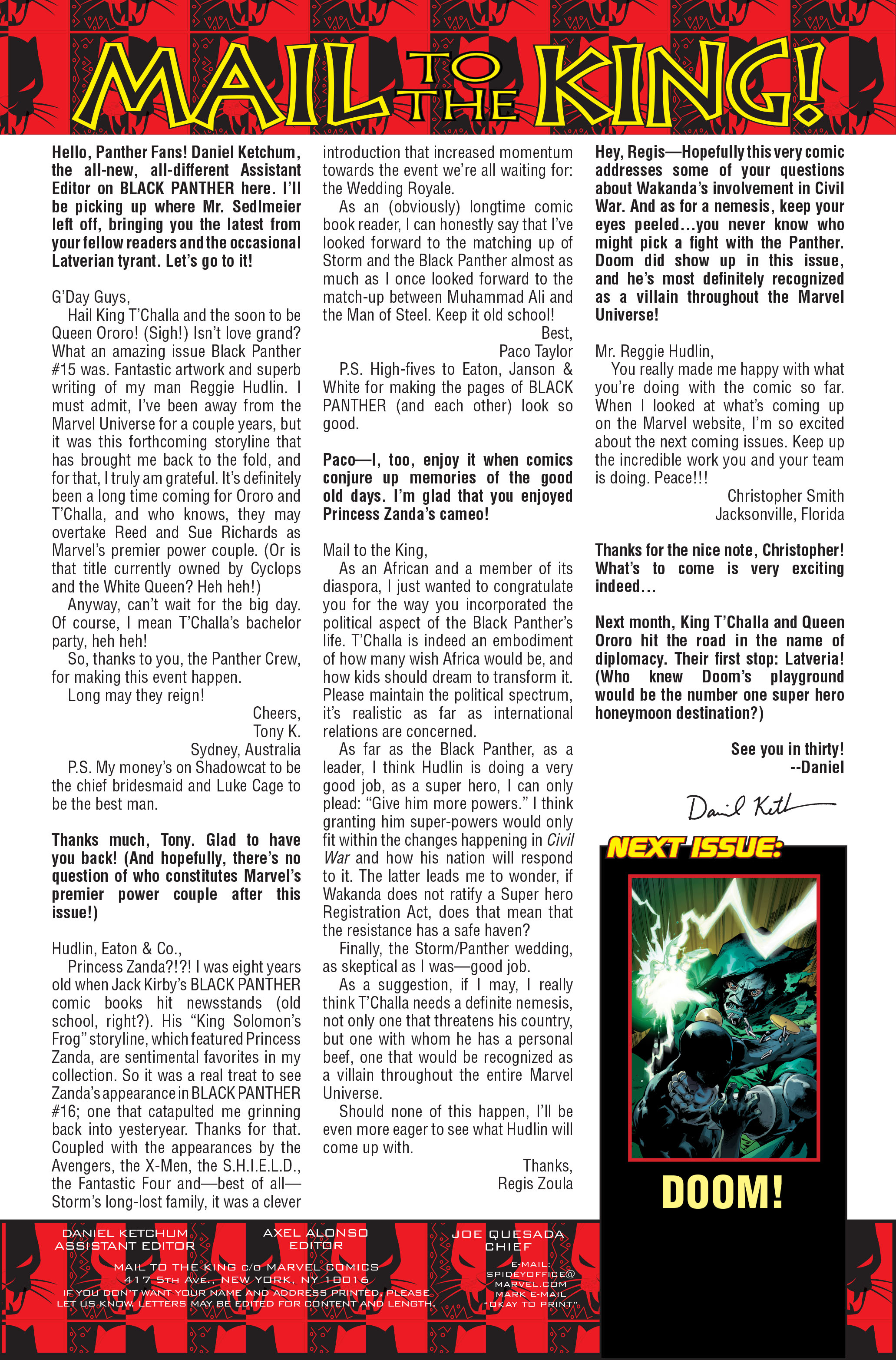 Read online Black Panther: The Bride comic -  Issue # TPB - 140