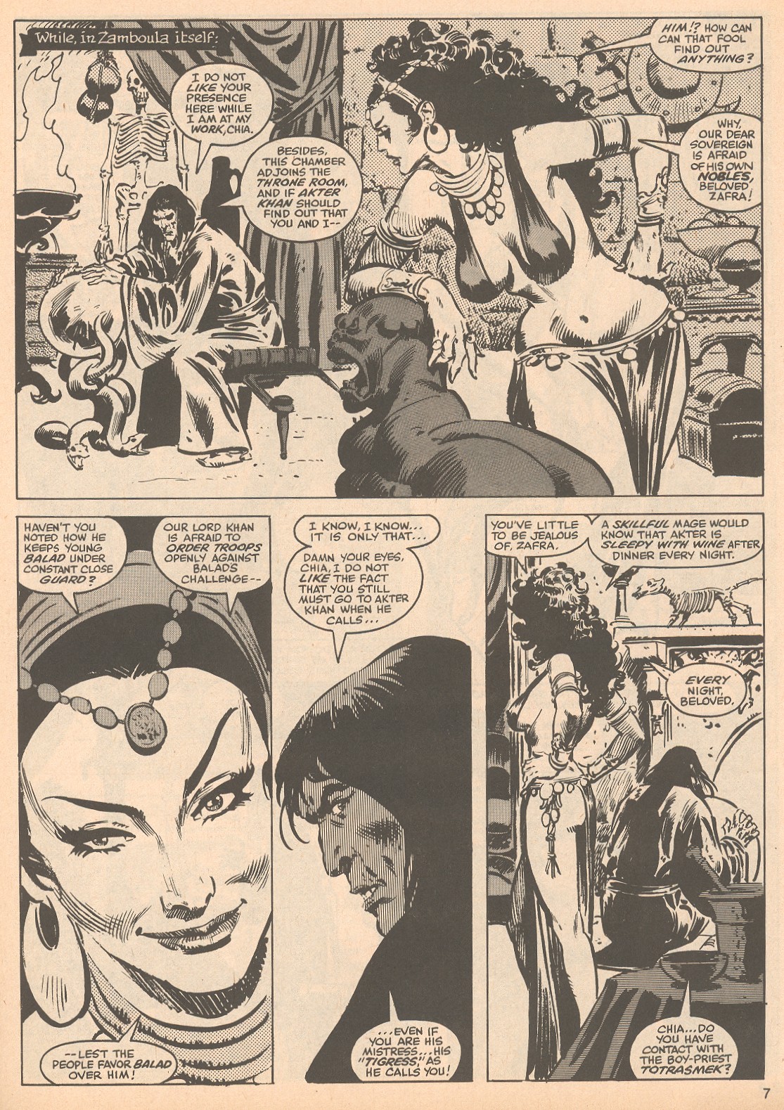 Read online The Savage Sword Of Conan comic -  Issue #57 - 7