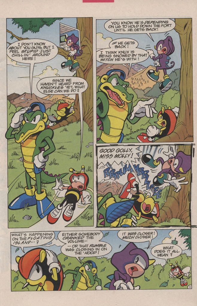 Read online Knuckles the Echidna comic -  Issue #6 - 5