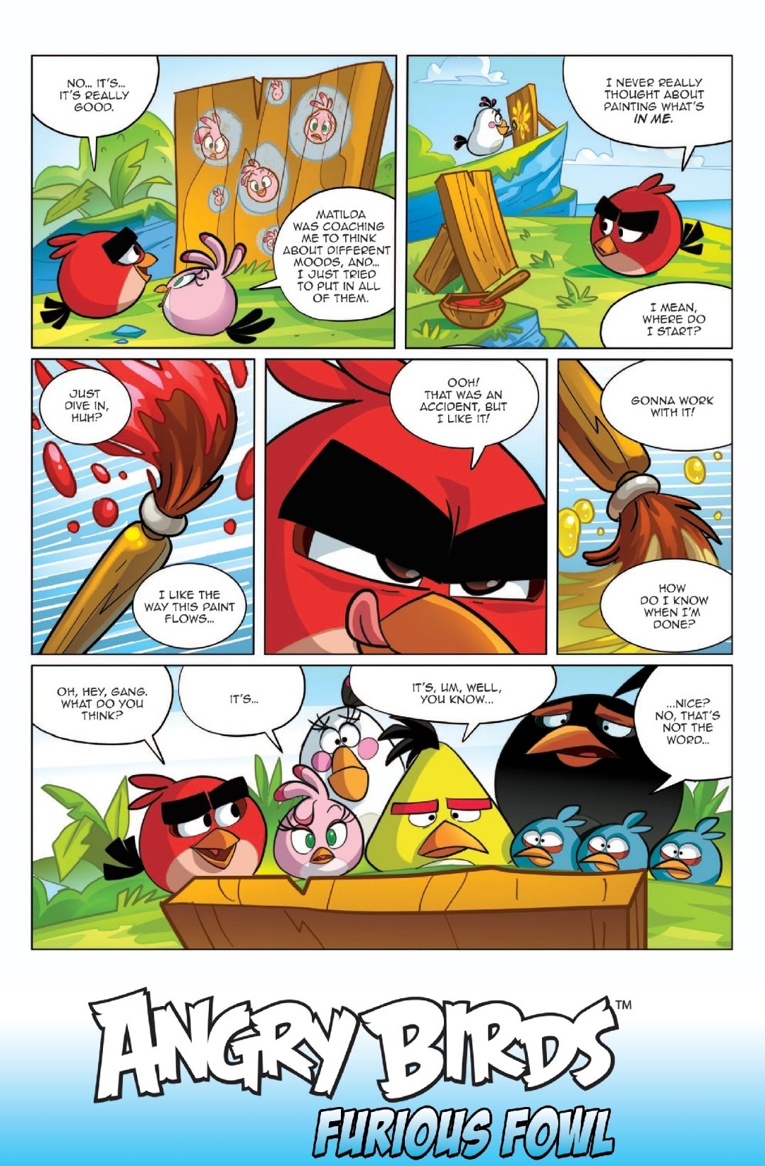 Read online Angry Birds Comics Quarterly comic -  Issue # Issue Furious Fowl - 43