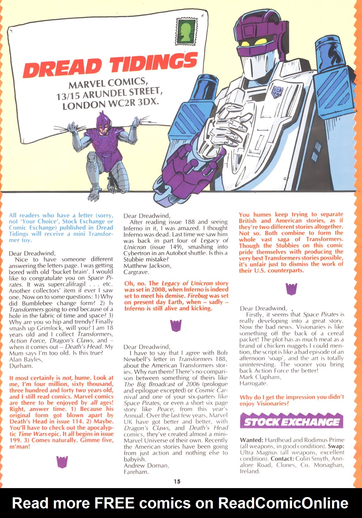 Read online The Transformers (UK) comic -  Issue #195 - 14