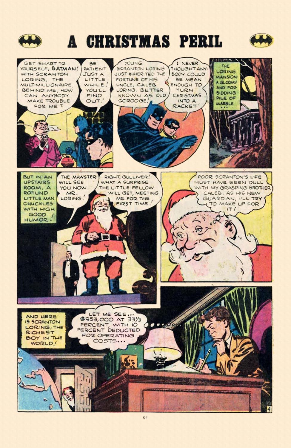 Read online Batman (1940) comic -  Issue #261 - 61