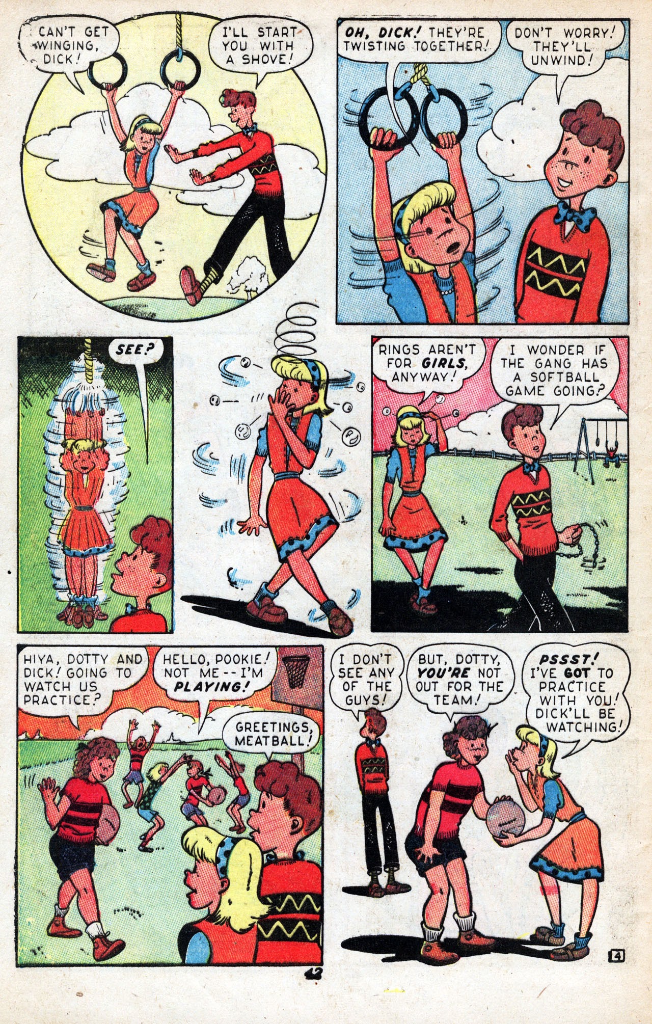 Read online Junior Miss (1947) comic -  Issue #24 - 38