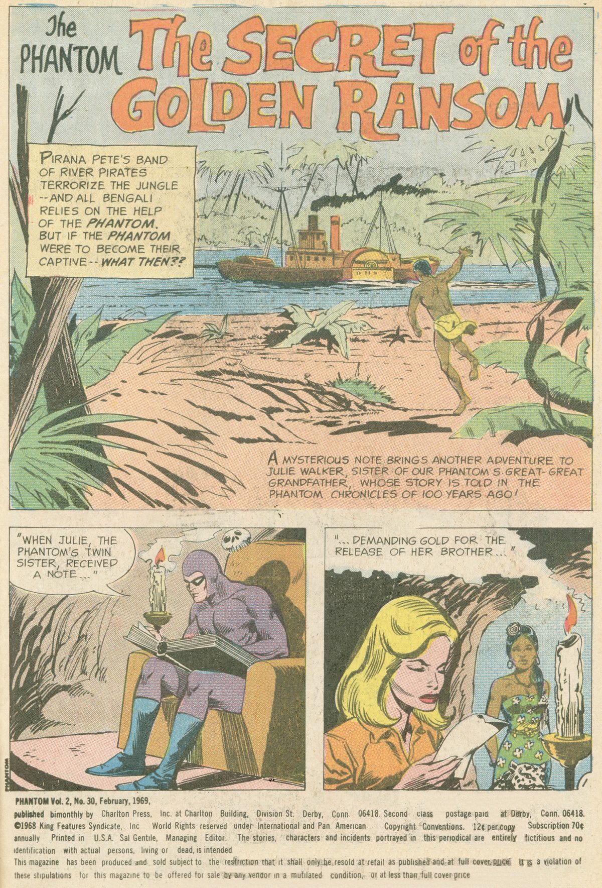 Read online The Phantom (1969) comic -  Issue #30 - 2
