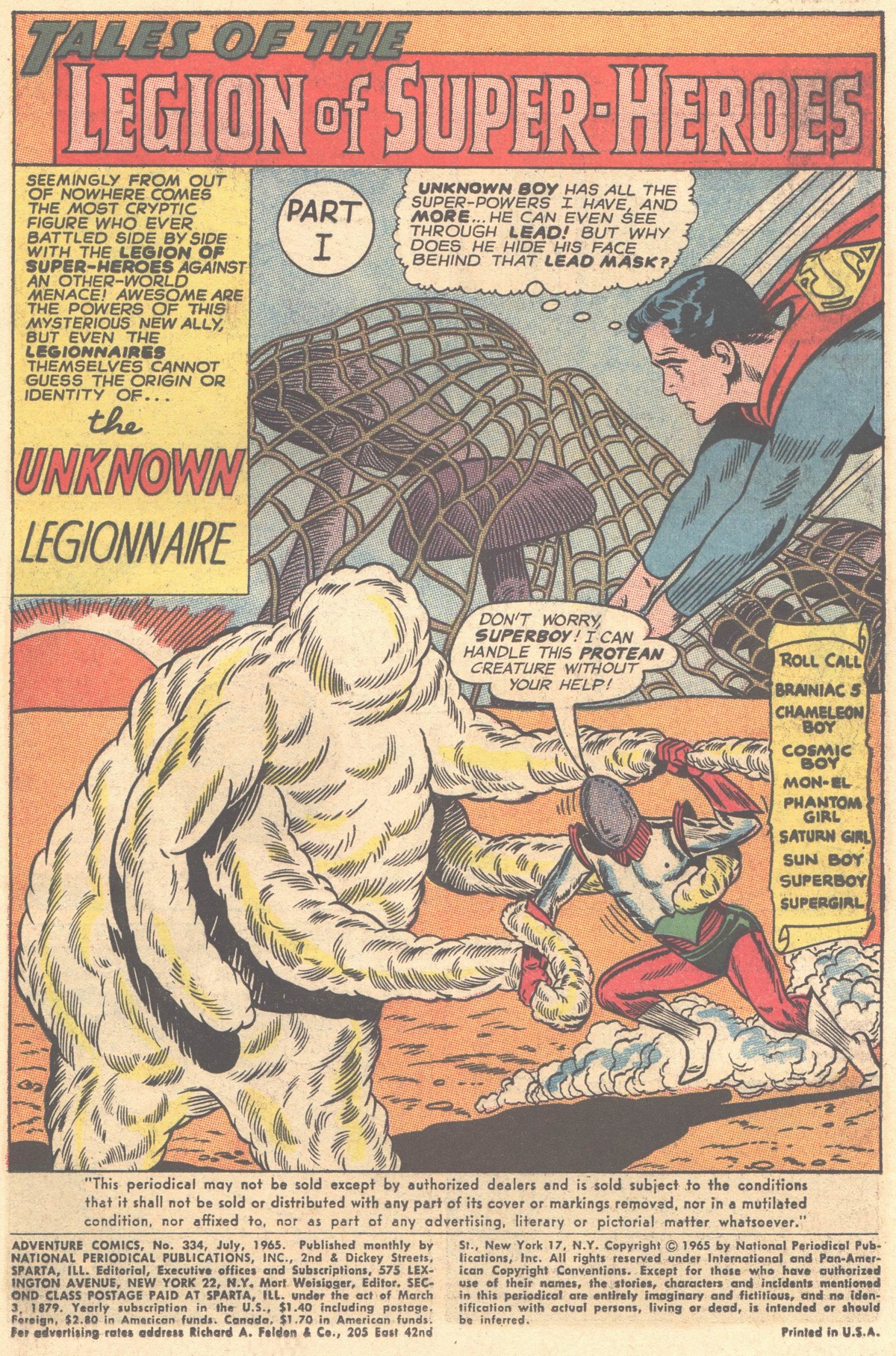 Read online Adventure Comics (1938) comic -  Issue #334 - 3